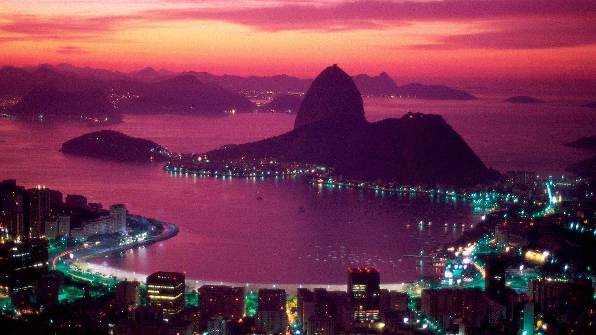 1920x1080 Wallpaper of Rio de Janeiro city from Brasil, Desktop