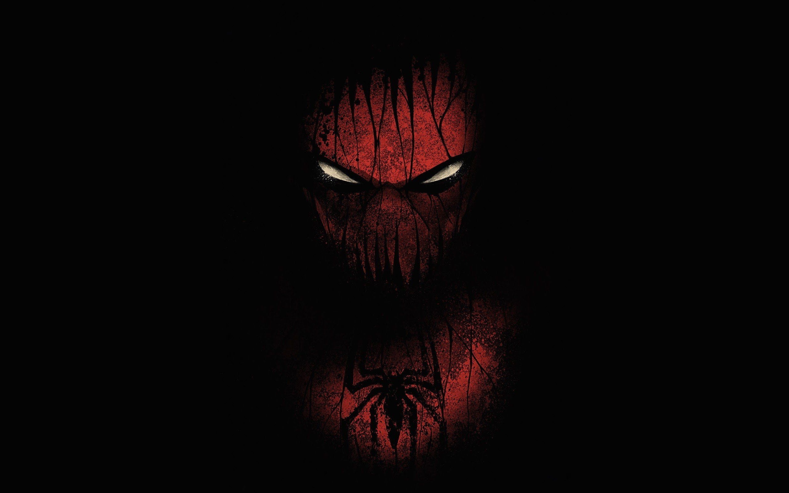 2560x1600 black, Red, Spider man, Artwork, Marvel, Comics, Black, Background Wallpaper HD / Desktop and Mobile Background, Desktop