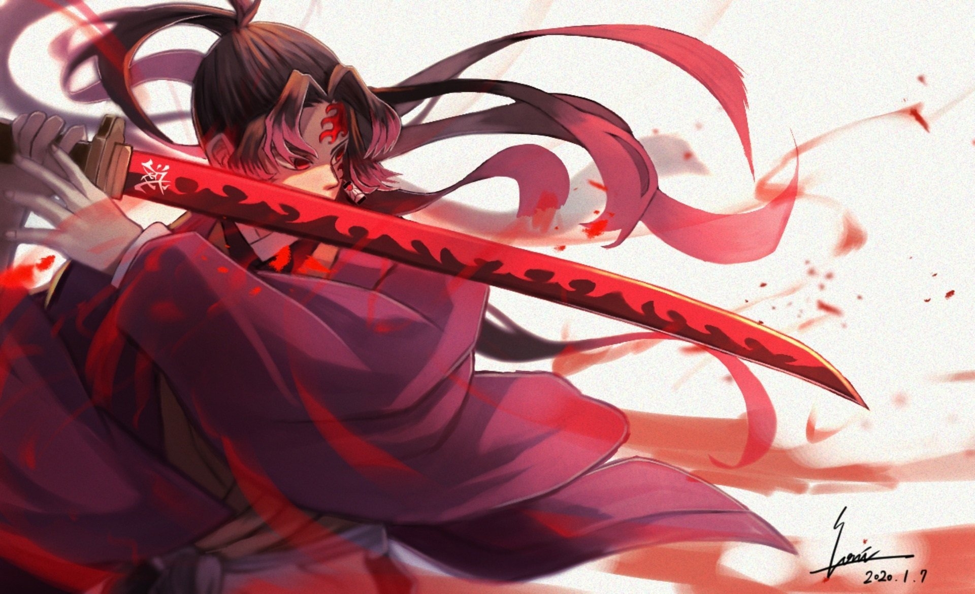 1920x1170 Yoriichi Demon Slayer Wallpaper Free Yoriichi Demon Slayer Background, Desktop