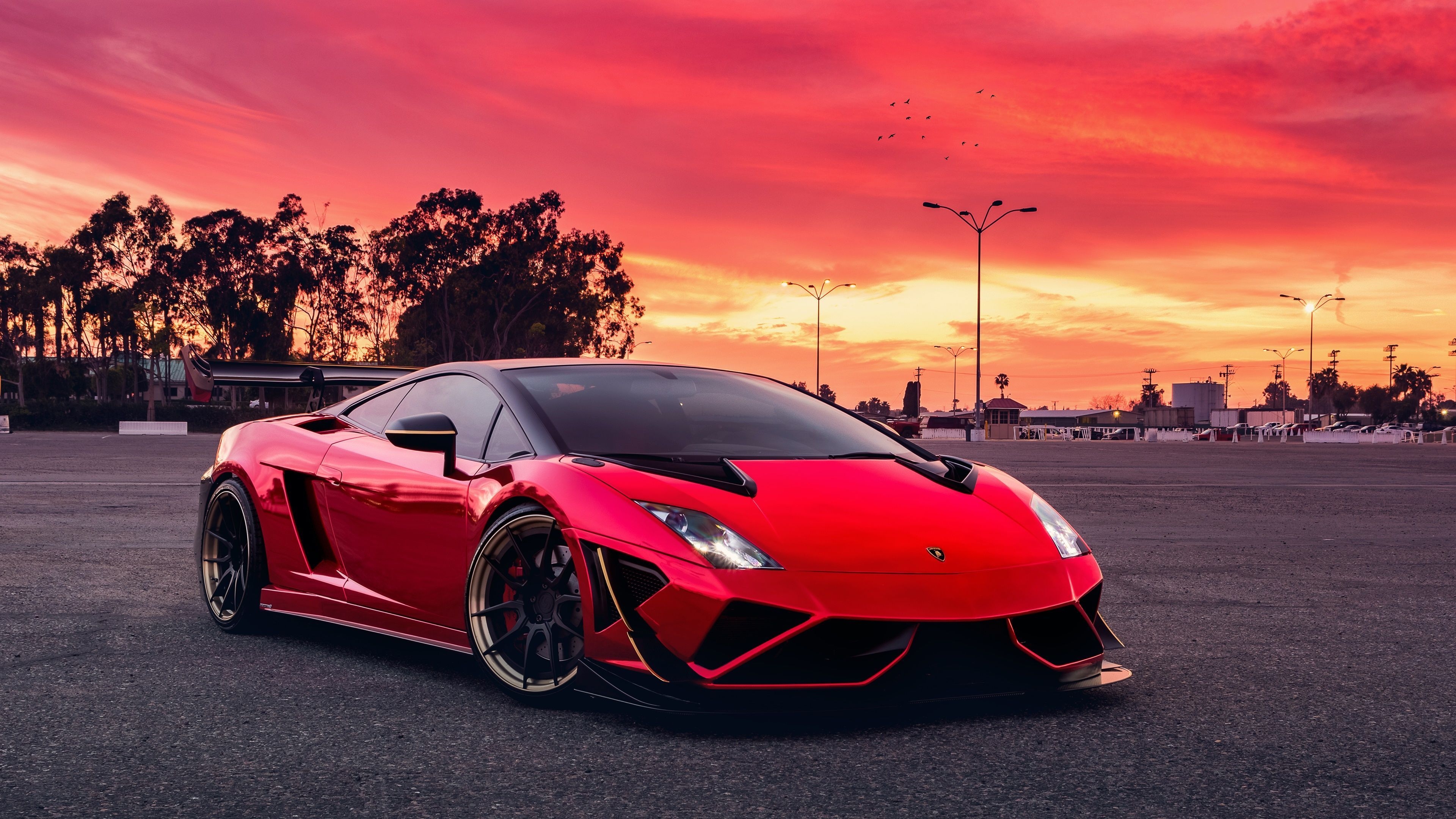 3840x2160 Cool Red Lamborghini Wallpaper Free Cool Red Lamborghini Background, Desktop