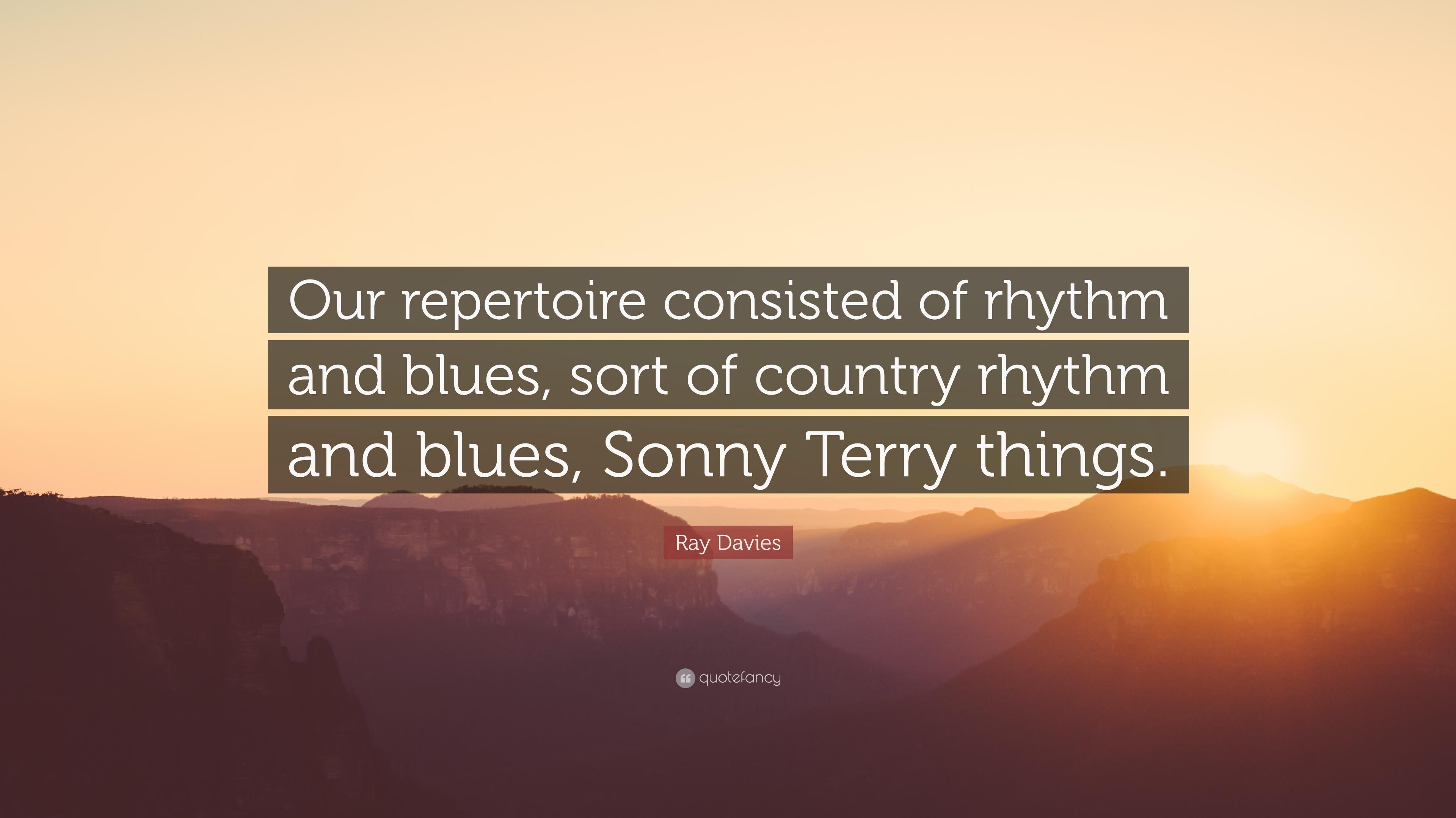 3840x2160 Ray Davies Quote: “Our repertoire consisted of rhythm and blues, Desktop