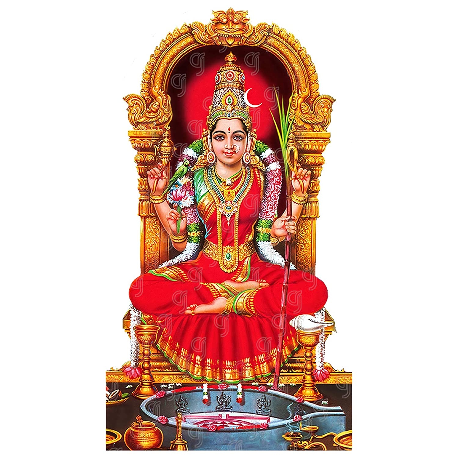 1500x1500 Giriram Photo Kanchi Kamakshi Amman Wooden Cutout (6 x 3.5 Inches, Red), Amazon.in: Home & Kitchen, Phone