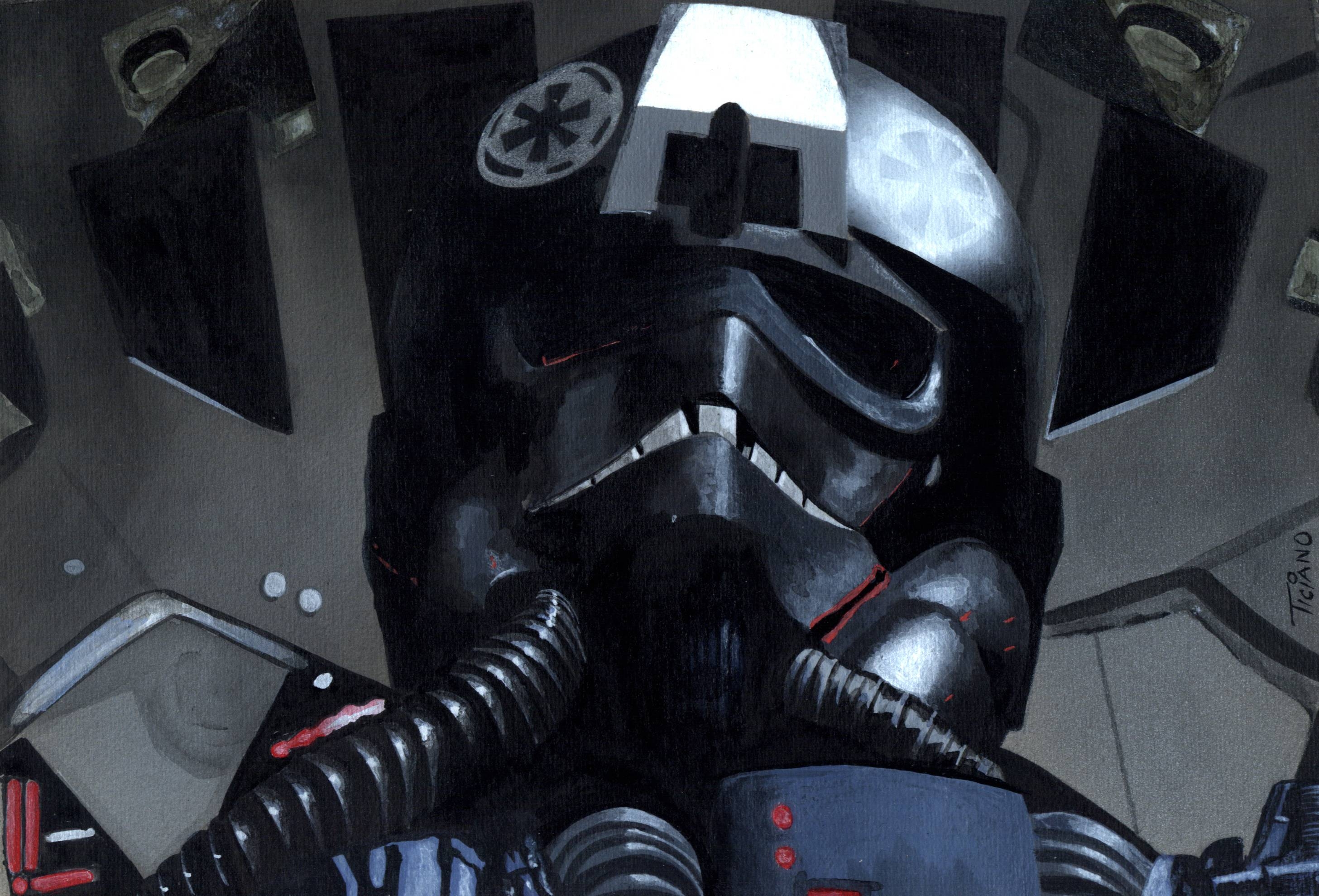 2920x1980 Tie Fighter Pilot By Ethereal Mind, Desktop