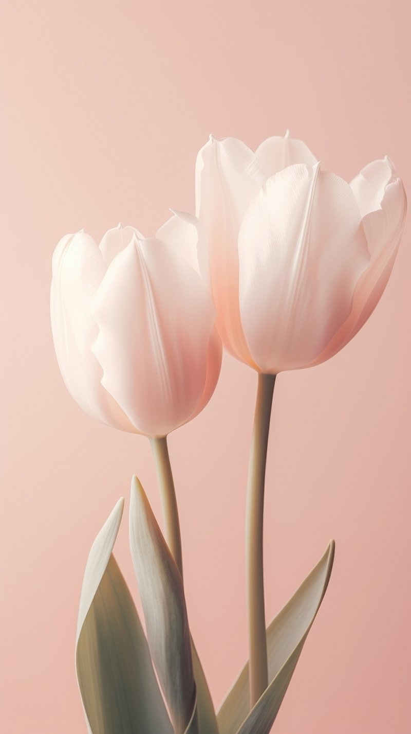 800x1430 Wallpaper Aesthetic Tulips Image, Phone