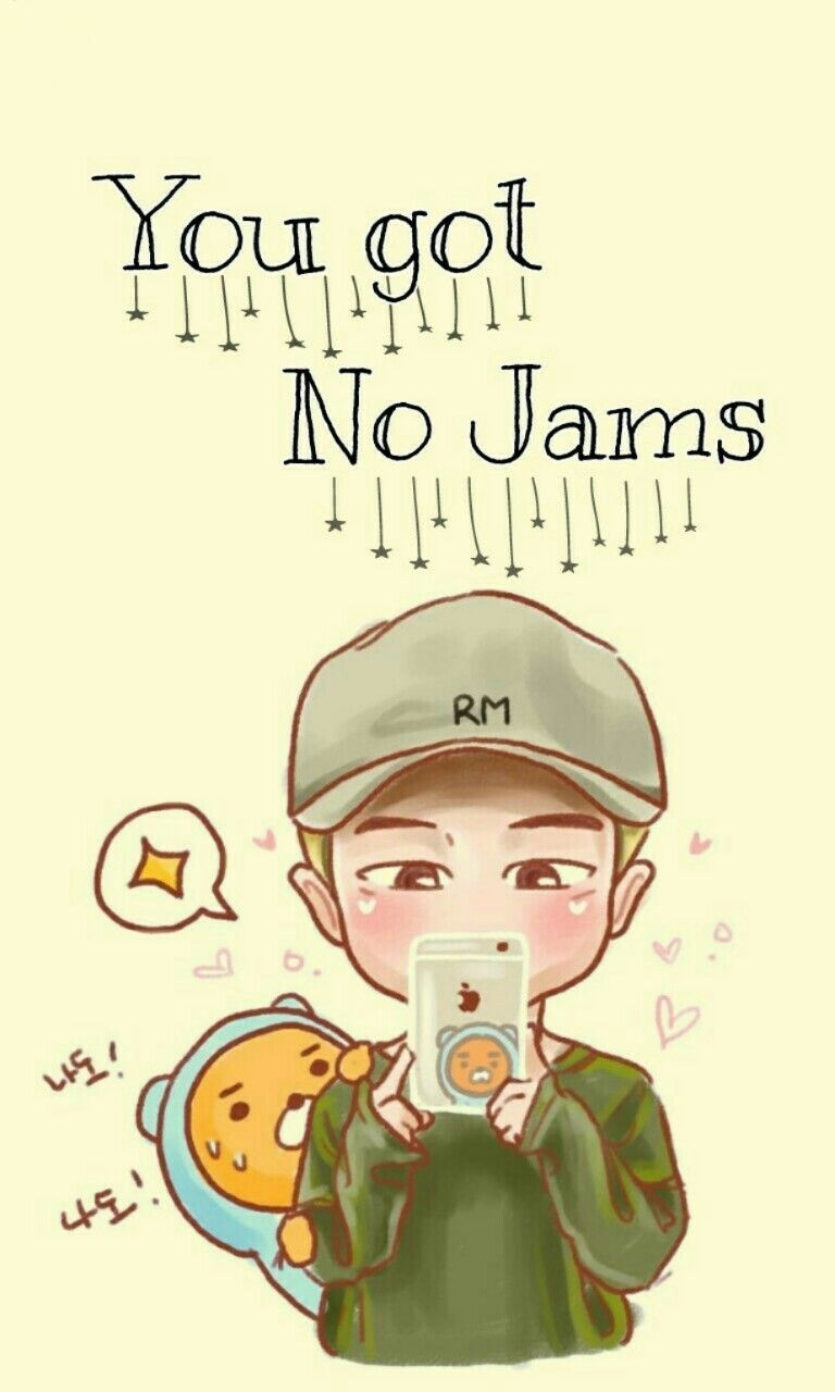 770x1280 ○ Cute fan art wallpaper ➡ You got no jams (RM), Phone