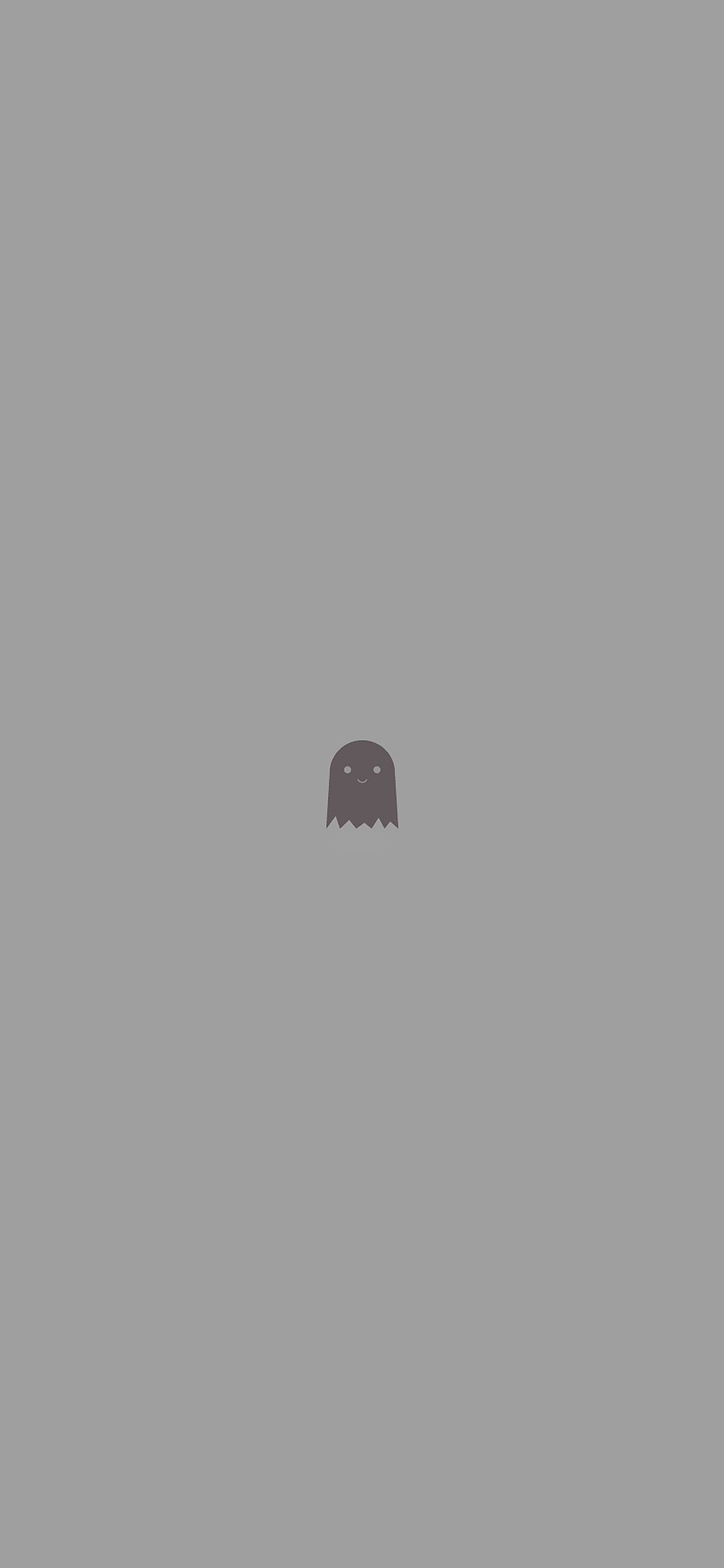 1130x2440 iPhone X wallpaper. cute ghost art character illust minimal simple, Phone