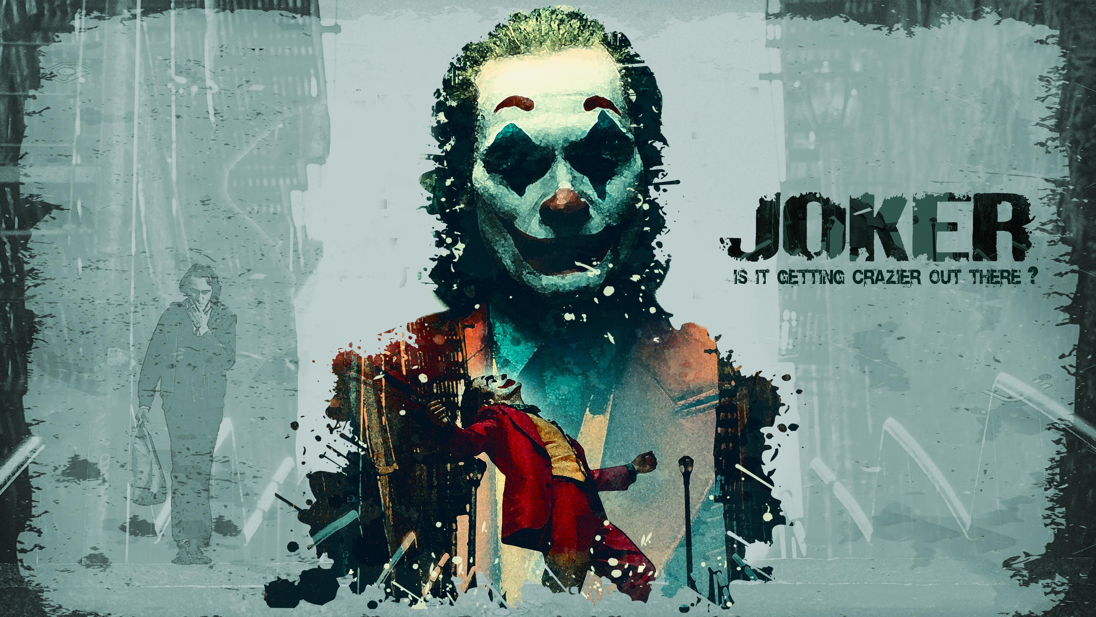 3840x2160 Joker Movie with Joaquin Phoenix Wallpaper 8k Ultra HD, Desktop