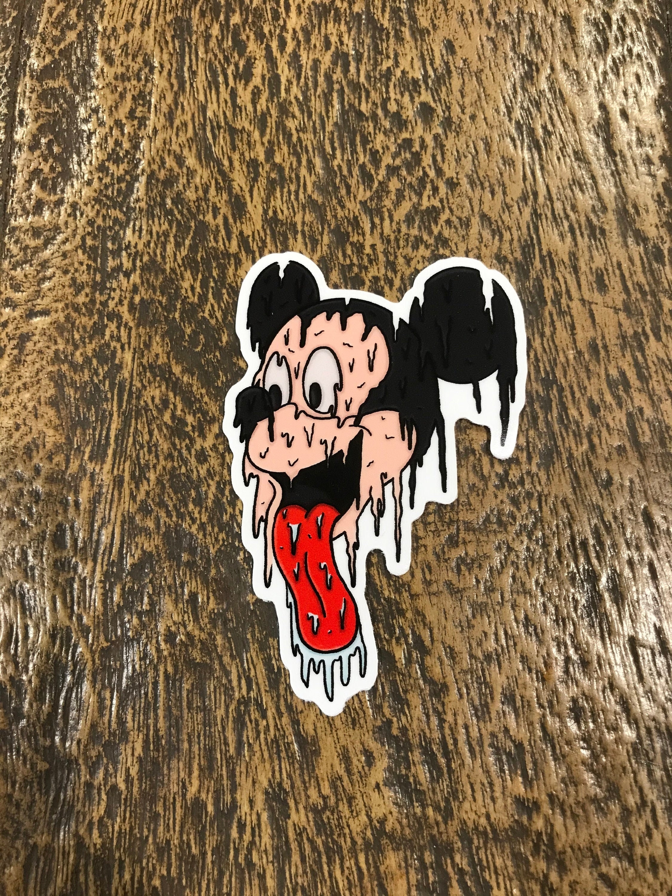 2250x3000 Drippy Mickey Mouse Vinyl Sticker, Phone