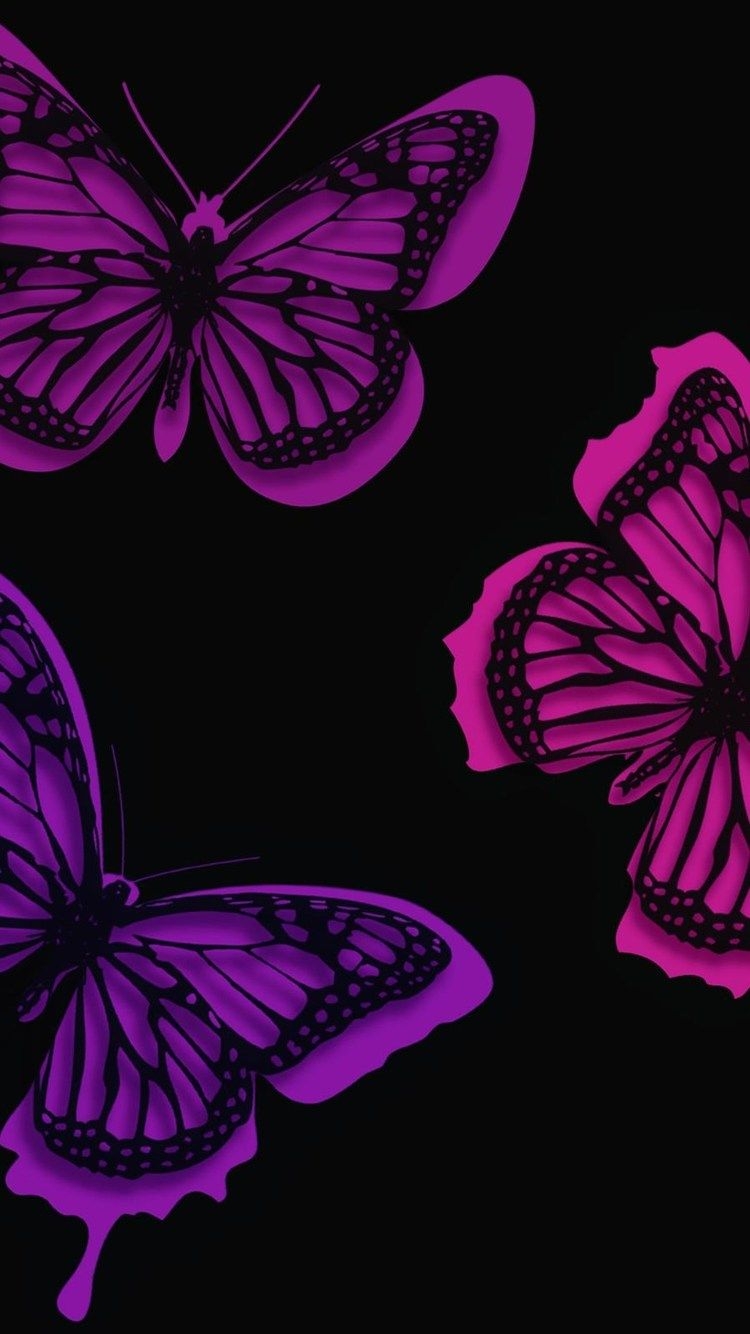 750x1340 Pink Butterflies Artistic iPhone iPhone 6S, iPhone 7, Phone