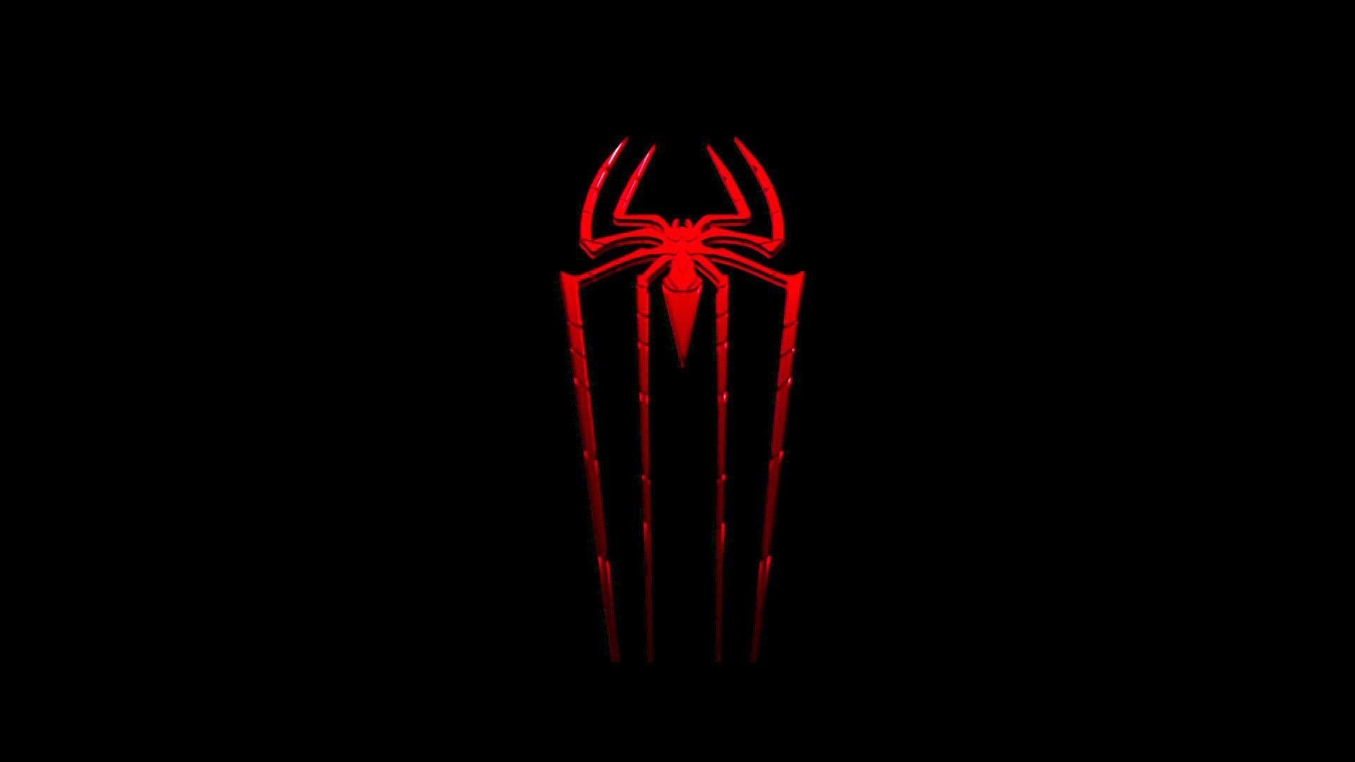 1920x1080 Spiderman Neon Red Wallpaper, Desktop