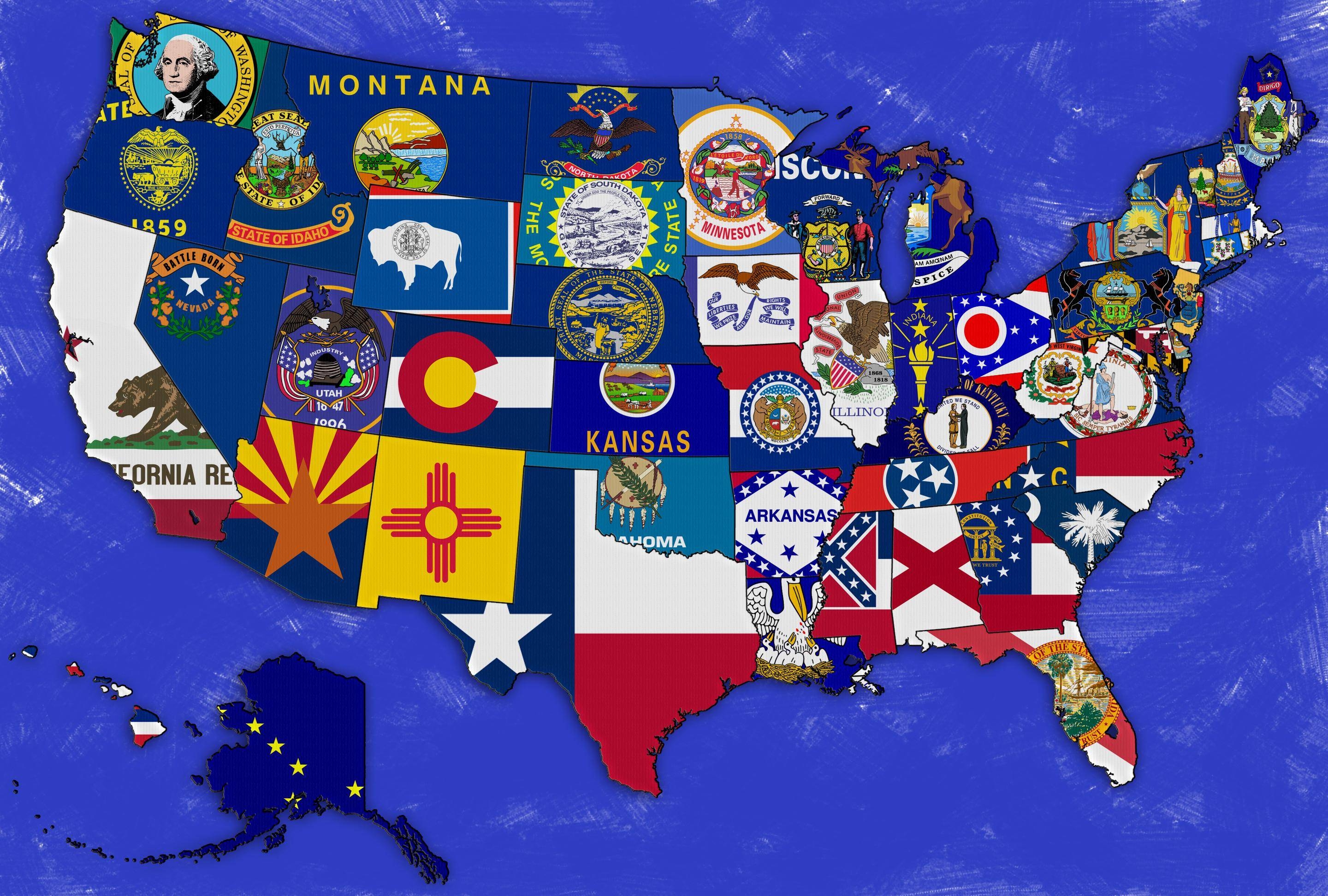 2880x1950 USA Map Flag Wallpaper Wallpaper. WallscreenHD, Desktop