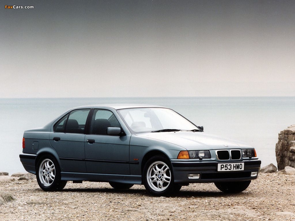 1030x770 BMW 320i Sedan (E36) 1991–98 wallpaper (), Desktop