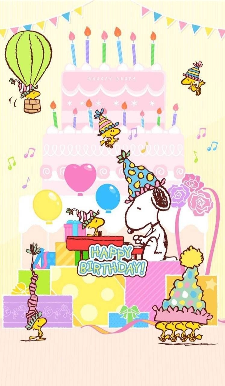 750x1280 Download Snoopy wallpaper by SweetLanaz now. Browse millions of popular. Happy birthday snoopy image, Snoopy birthday, Happy birthday funny, Phone