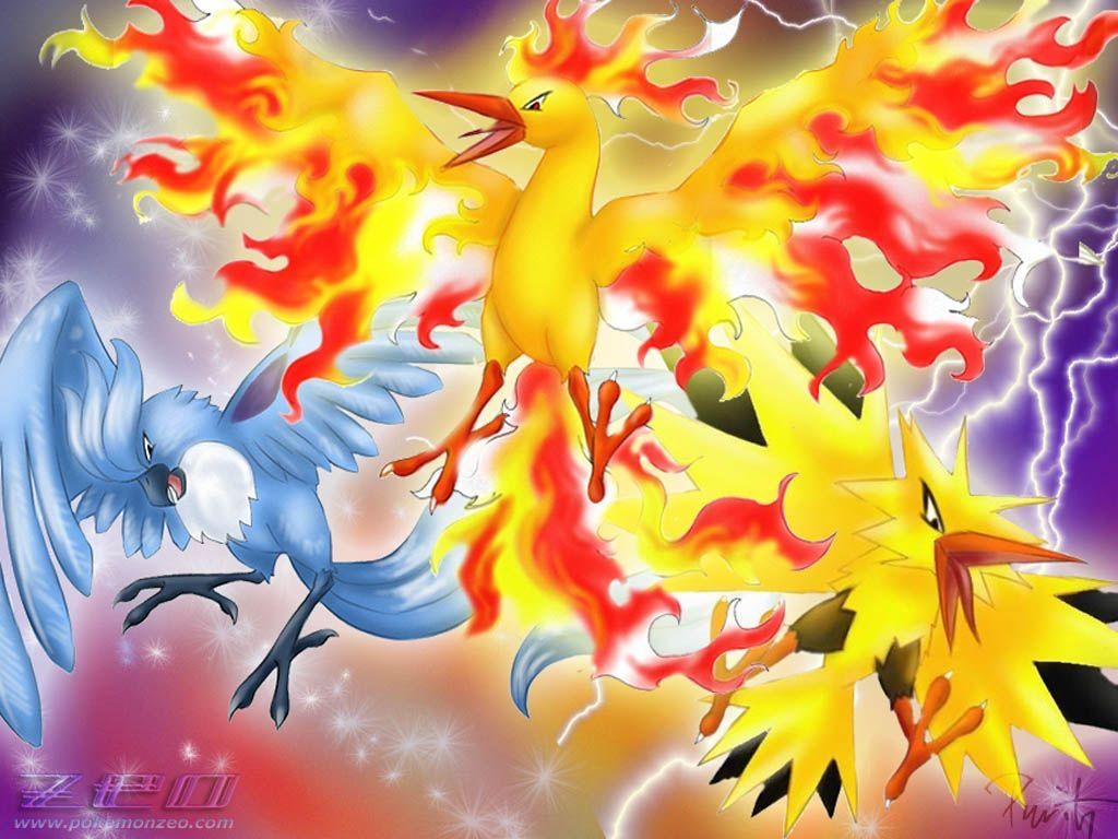 1030x770 Articuno, Zapdos and Moltres image Articuno, Zapdos and Moltres, Desktop