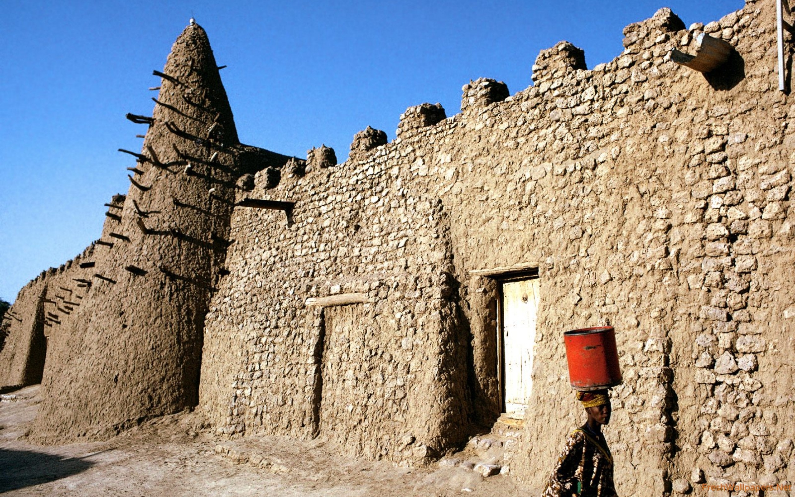 2560x1600 Mosque, Timbuktu, Mali, Western Africa wallpaper, Desktop