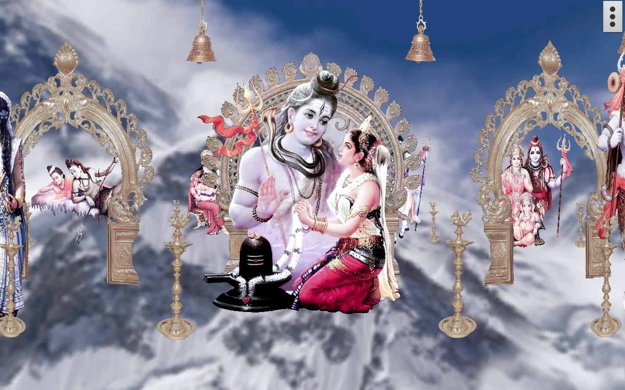 1280x800 4D Shiv Parvati Live Wallpaper for Android, Desktop