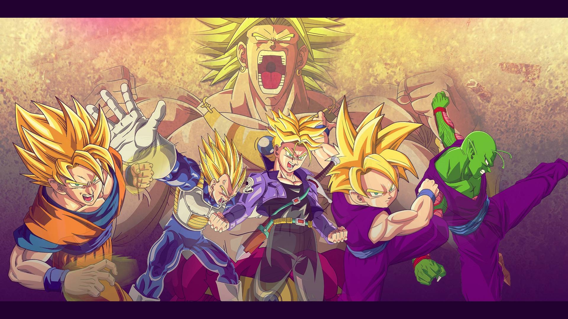 1920x1080 Z Fighters vs Broly Wallpaper 1920*1080, Desktop