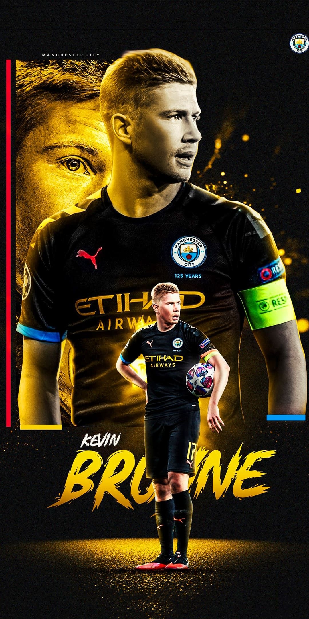 1080x2160 Kevin de Bruyne Wallpaper. Manchester city football club, Manchester city wallpaper, Manchester city, Phone