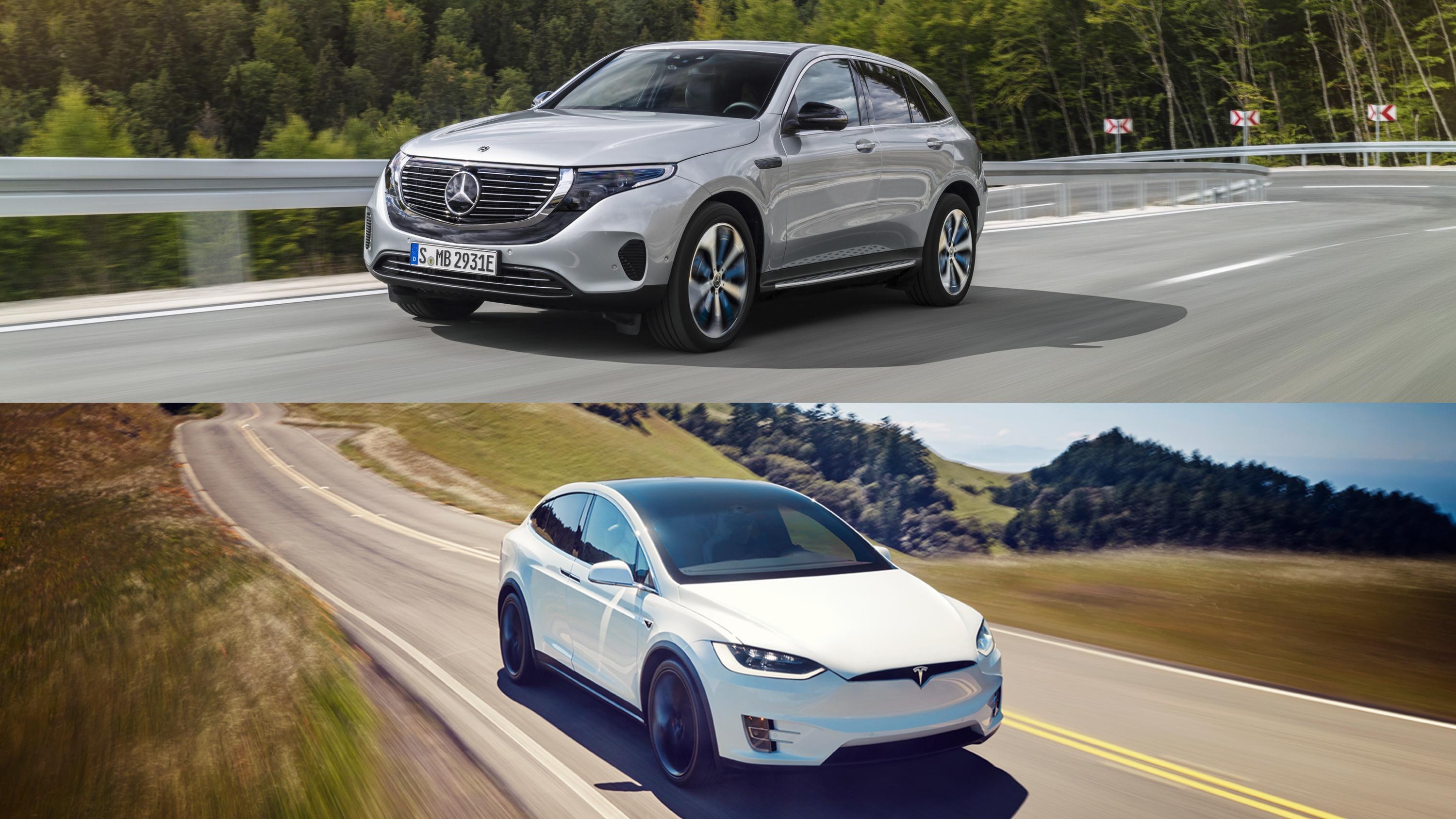 3000x1690 Mercedes EQC Vs Tesla Model X Picture, Photo, Wallpaper, Desktop