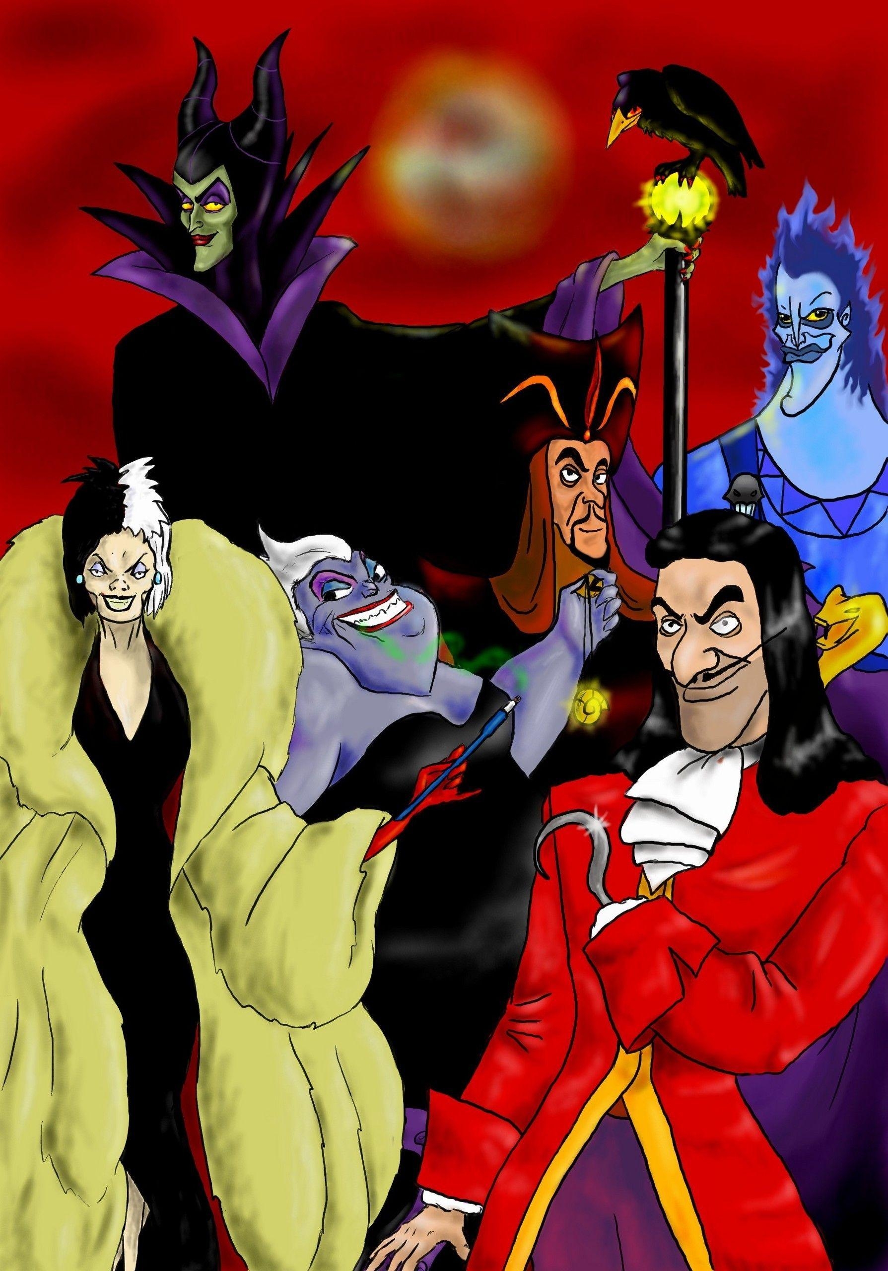 1790x2560 image of Classic Disney Villains - #SpaceHero, Phone