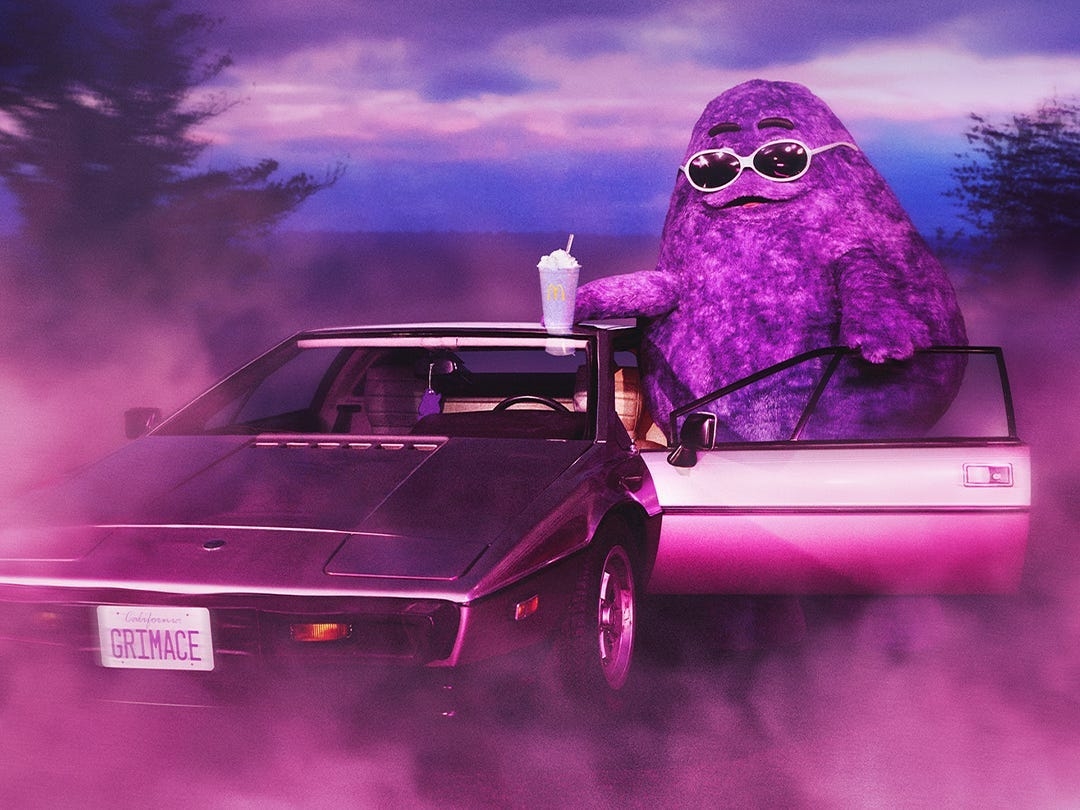 1080x810 History of Grimace, McDonald's Mascot Turned Queer Meme Icon, Desktop