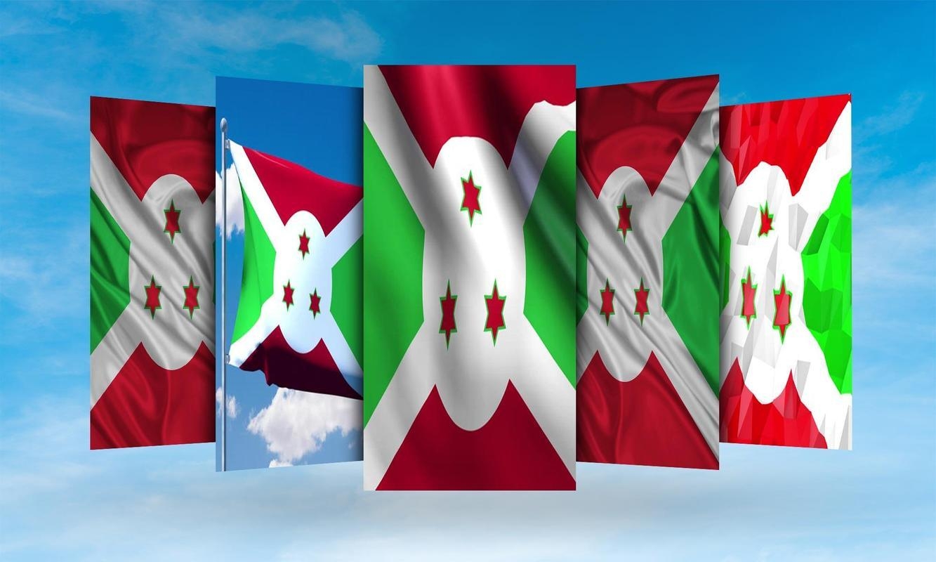 1340x800 Burundi Flag Wallpaper for Android, Desktop