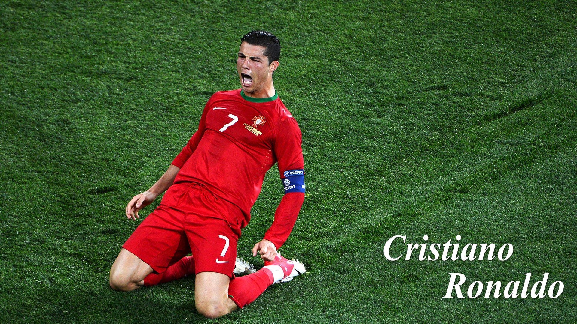 1920x1080 Cristiano Ronaldo Portugal Jersey Wallpaper In Red Wallpaper, Desktop