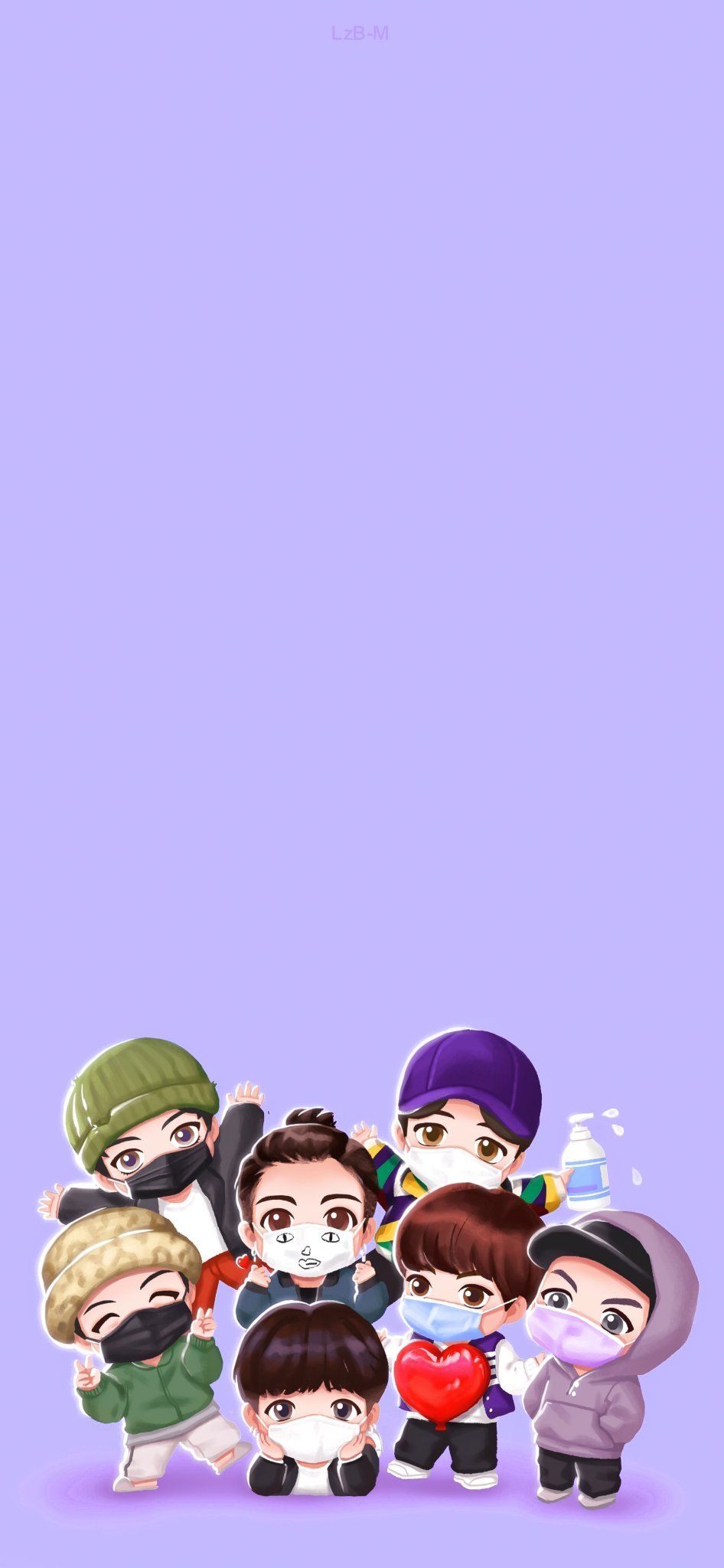 950x2050 Chibi wallpaper, Bts chibi, Bts drawings, Phone