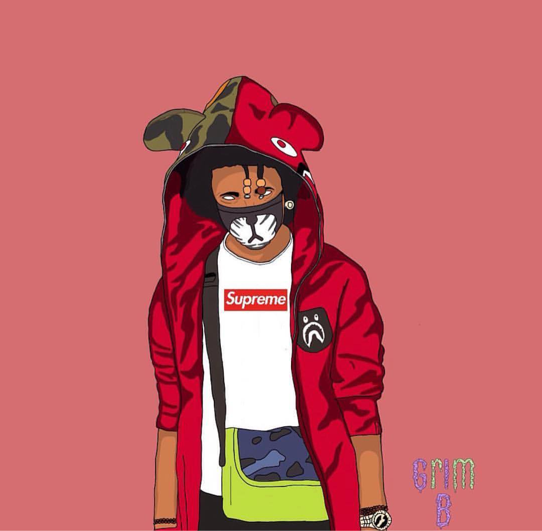 1080x1060 Cartoon Art Supreme Wallpaper, Desktop