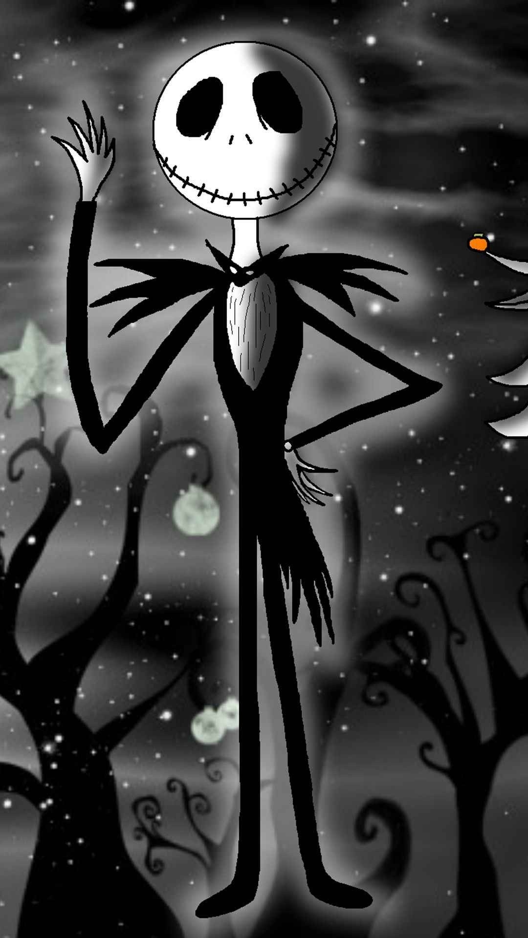 1080x1920 Halloween Wallpaper Jack Skellington HD Wallpaper, Phone