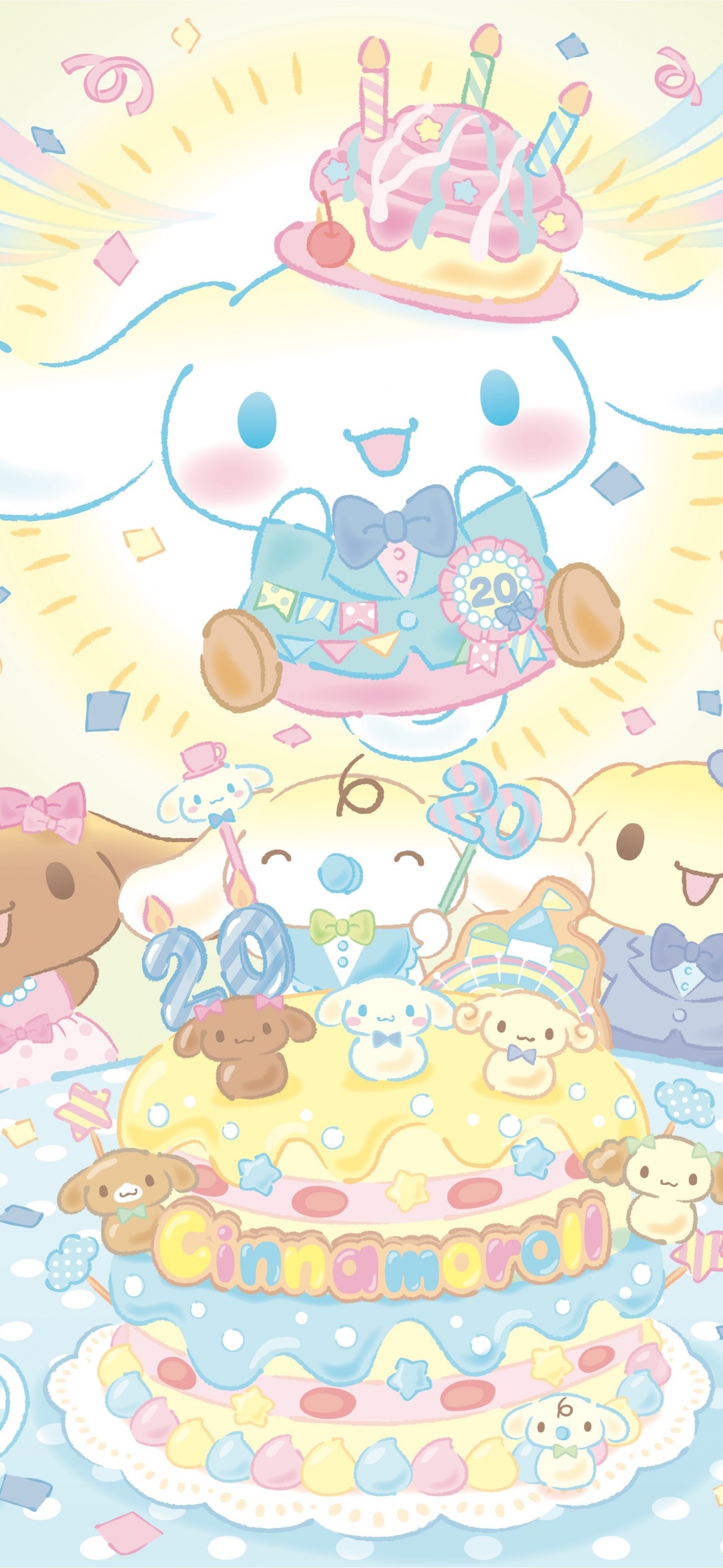 1290x2800 Cinnamoroll Wallpaper 4K, Birthday, 5K, Phone