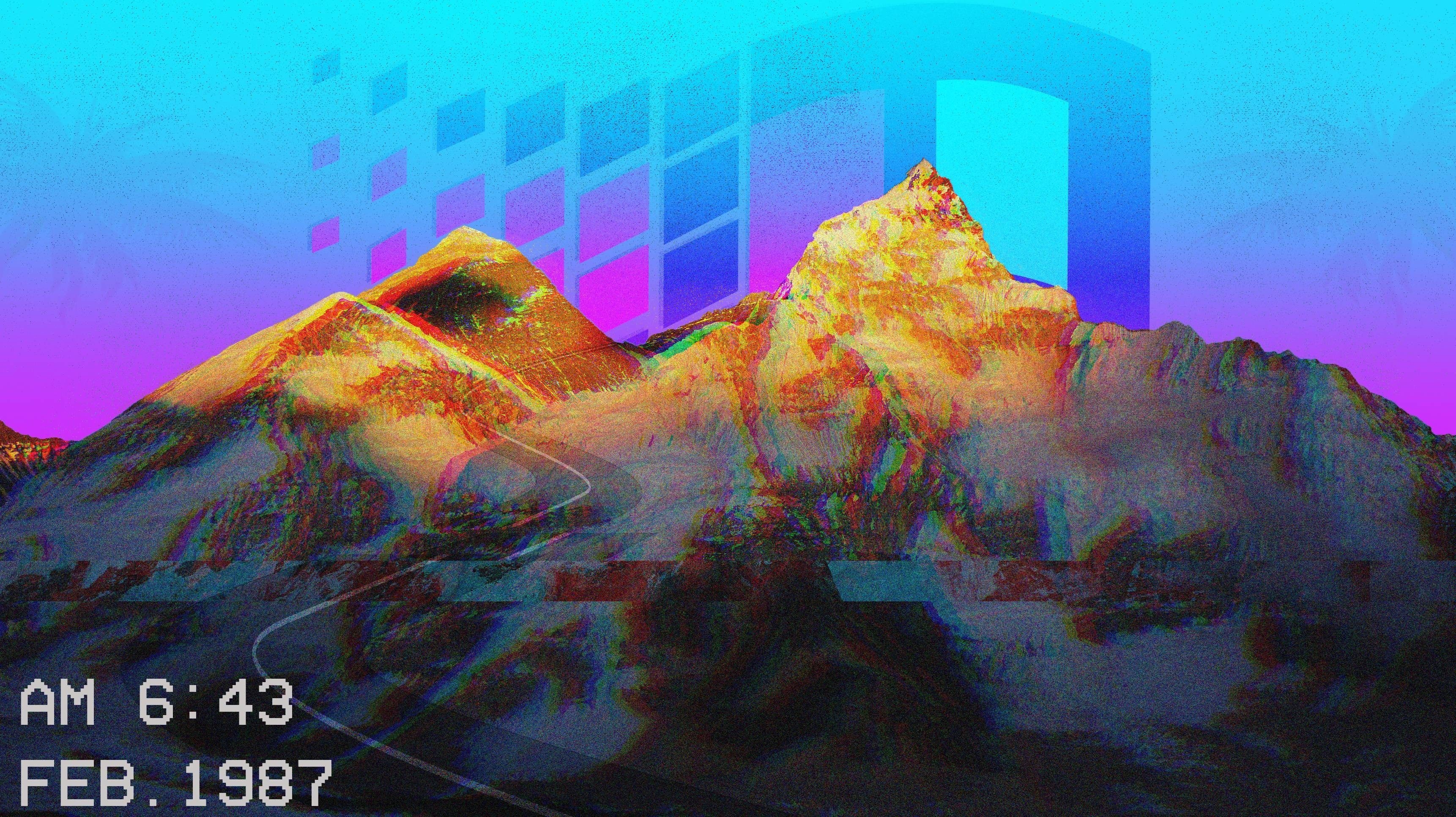 3450x1940 90S Wallpaper. Vaporwave wallpaper, Desktop