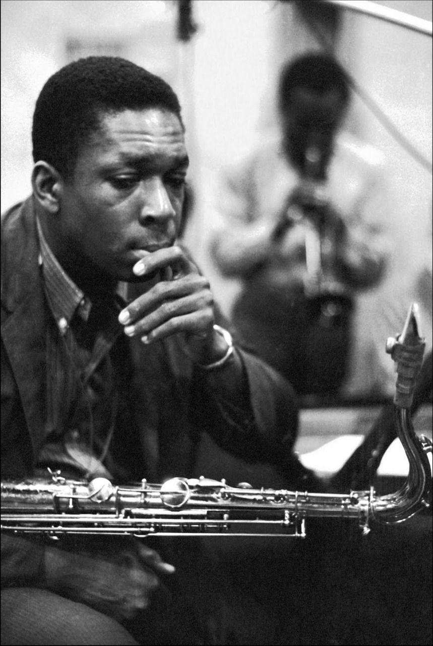 860x1280 John Coltrane (Kind Of Blue recordings session, 1959) Sullo sfondo, Phone