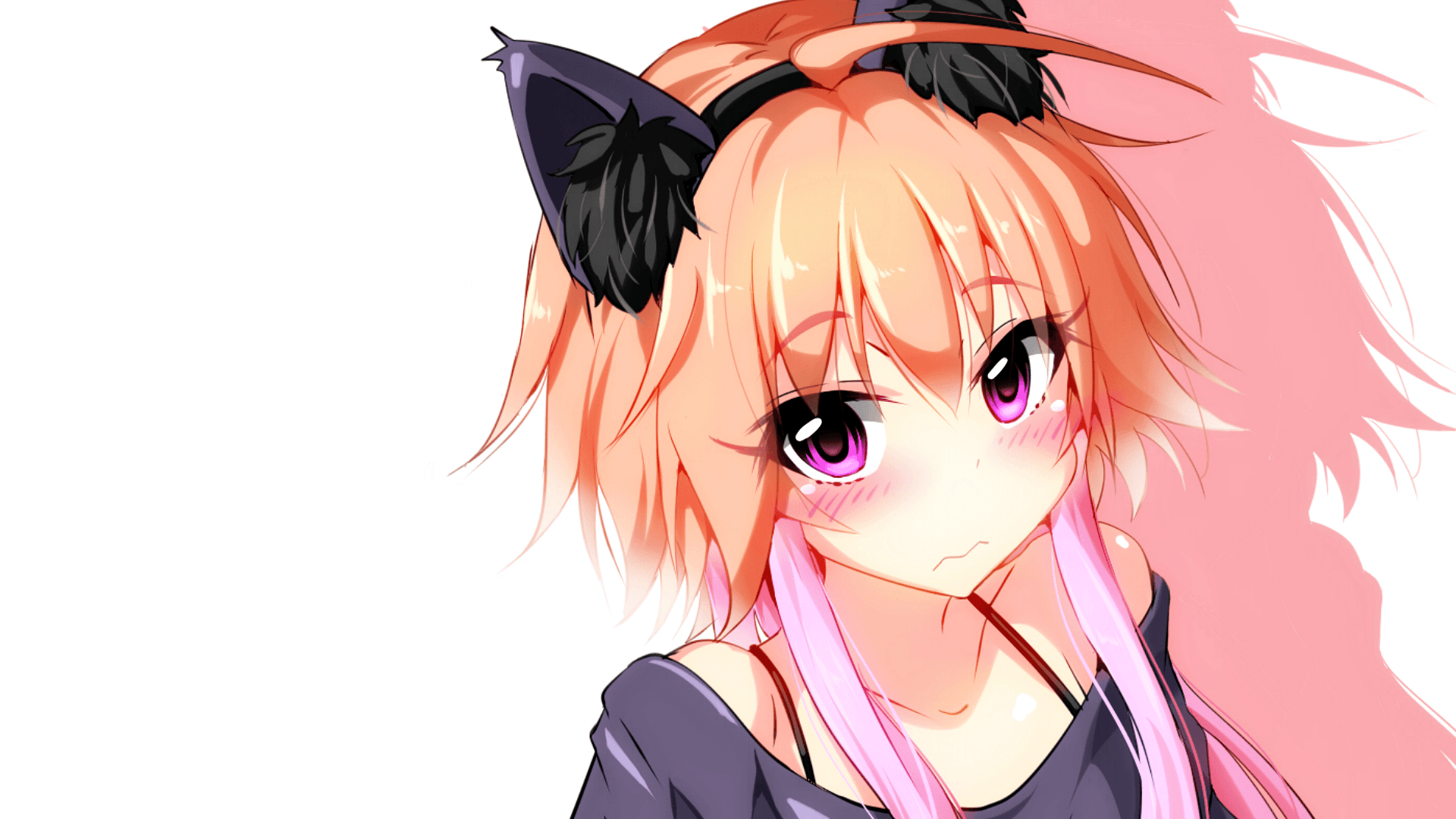 1920x1080 #neko loli, #shy, #loli, #animal ears, #lolita fashion, Desktop