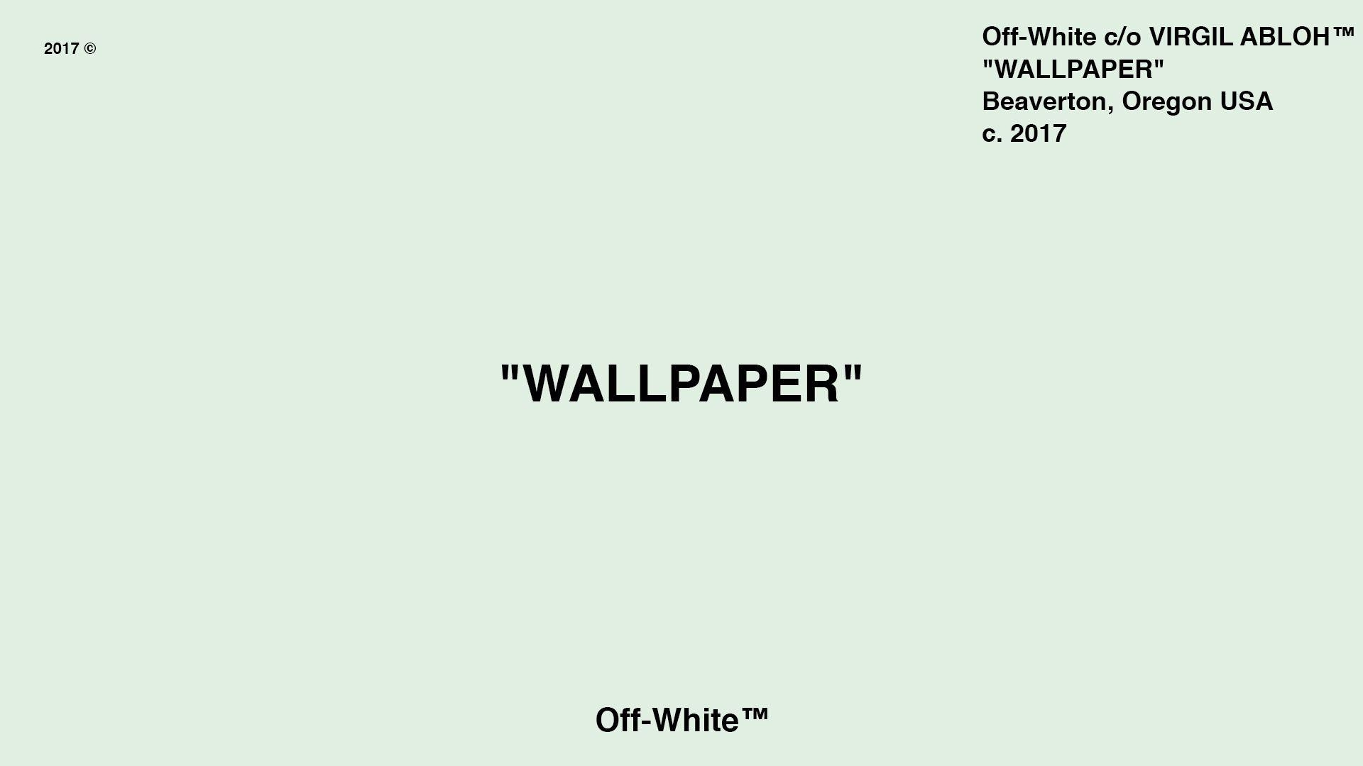 1920x1080 OFF WHITE Wallpaper Free OFF WHITE Background, Desktop