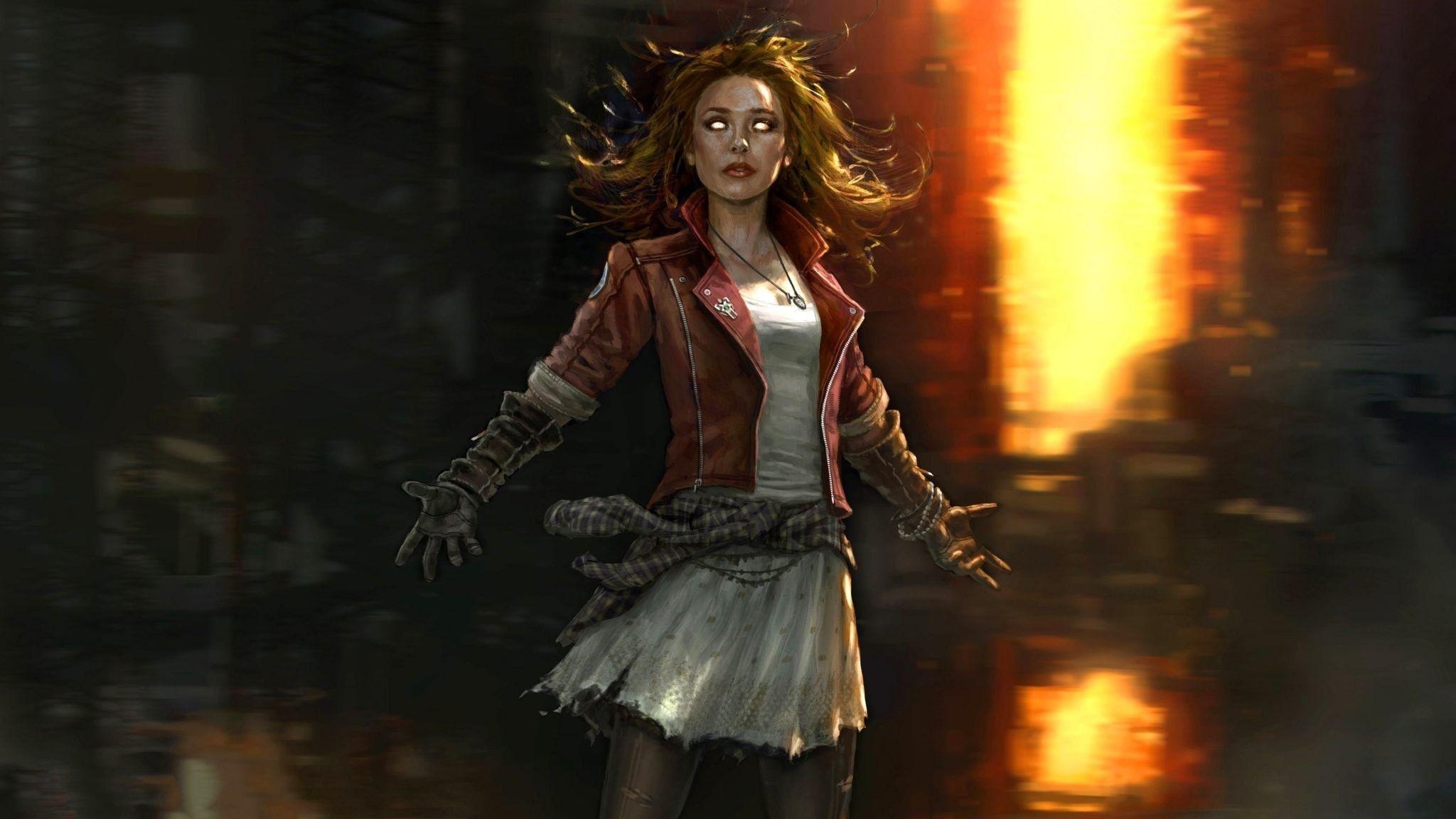 2050x1160 Scarlet Witch HD Wallpaper, Desktop