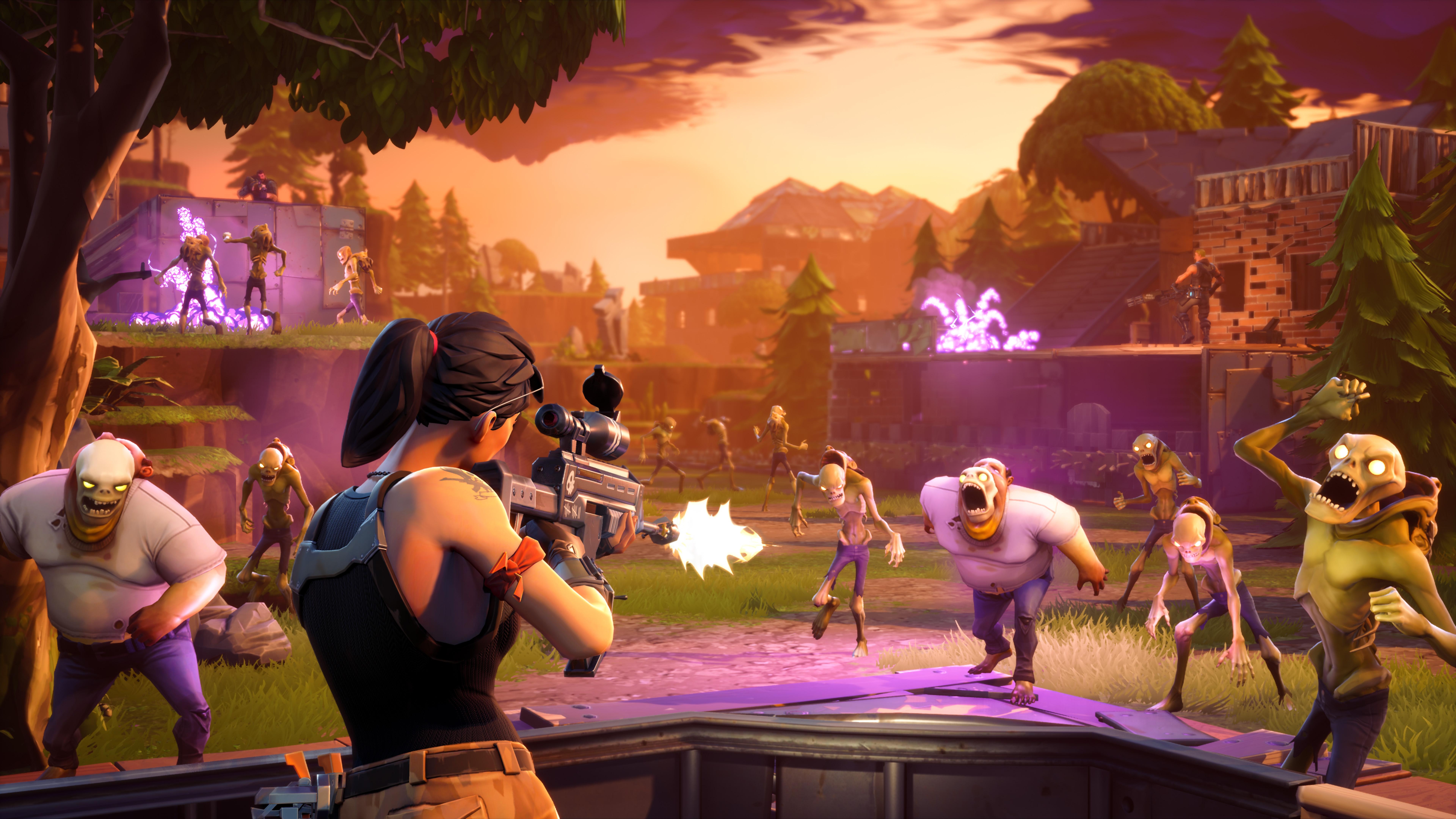 7680x4320 Enlarge / At Its Best, Fortnite Looks (and Feels) Like This Nicely Staged Promo Pic Of In Game Action. However, So Many Free To Play Annoyances Drag This. Poisons A Potentially Great Game With Agonizing F2P Limits. Monsters Fortnite Wallpaper, Desktop