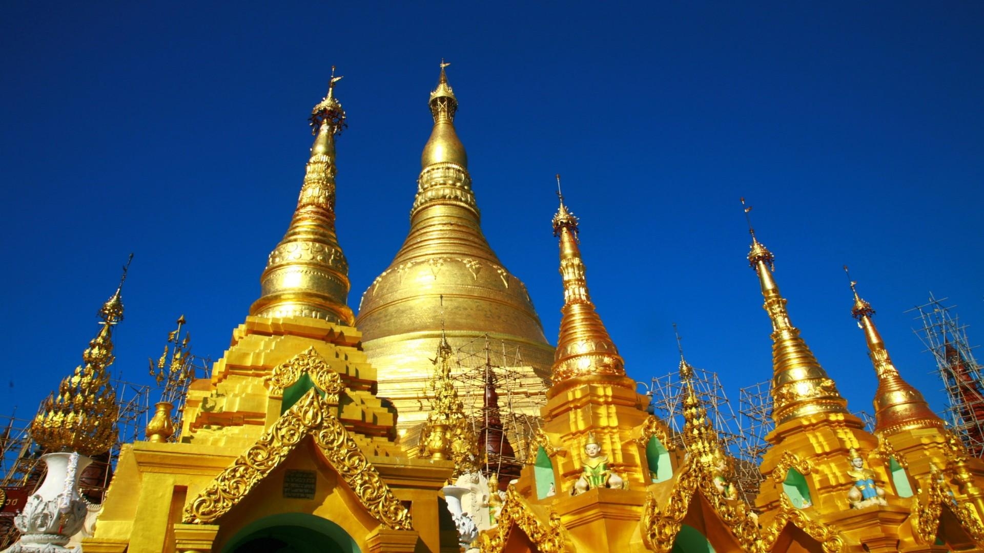 1920x1080 Shwedagon Pagoda Yangon Myanmar 03704, Wallpaper13.com, Desktop