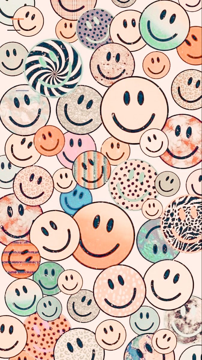 680x1200 Smiley wallpaper. Retro wallpaper iphone, Preppy wallpaper, iPhone wallpaper pattern, Phone