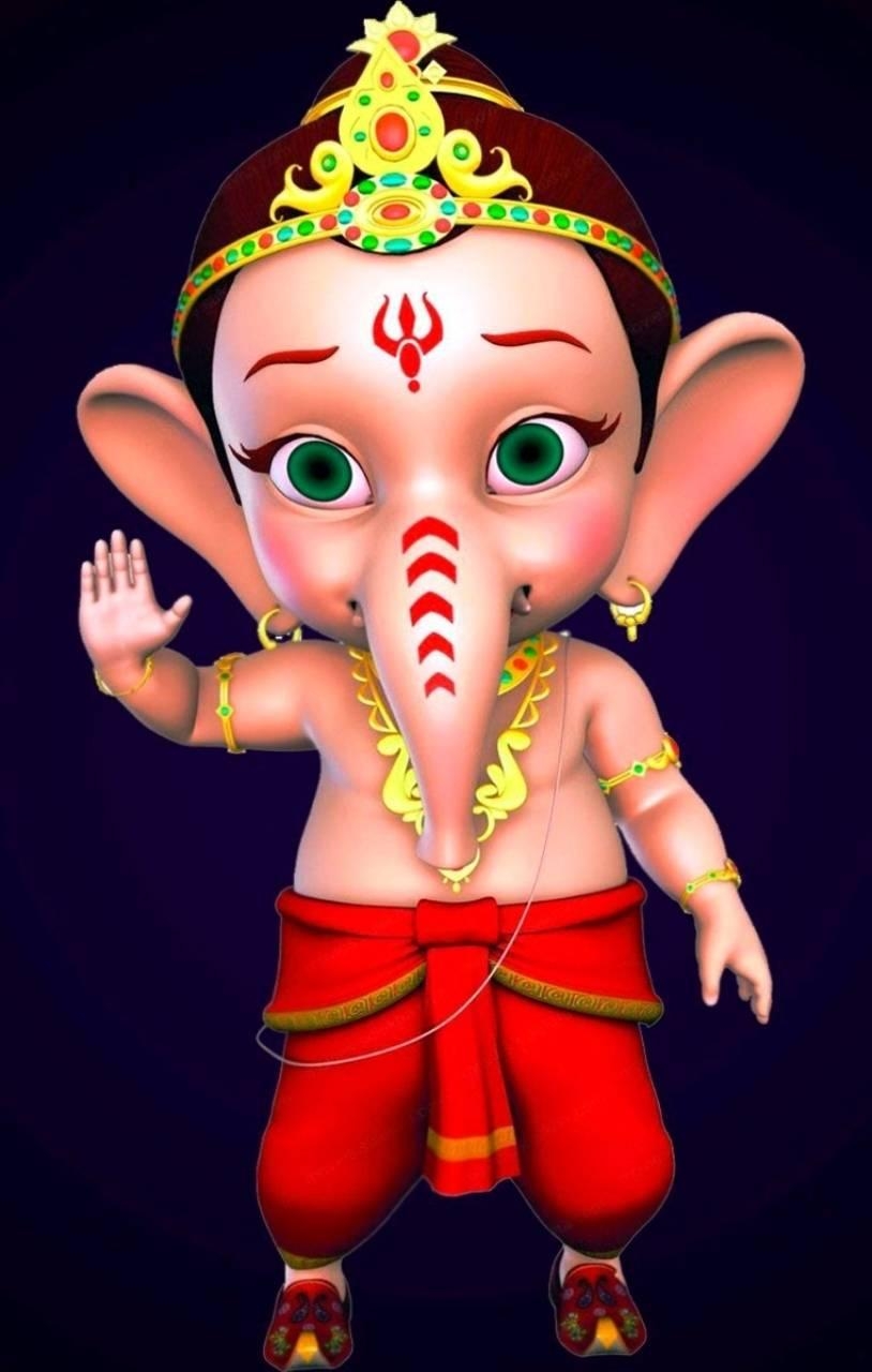 820x1280 Bal Ganesh Wallpaper, Phone