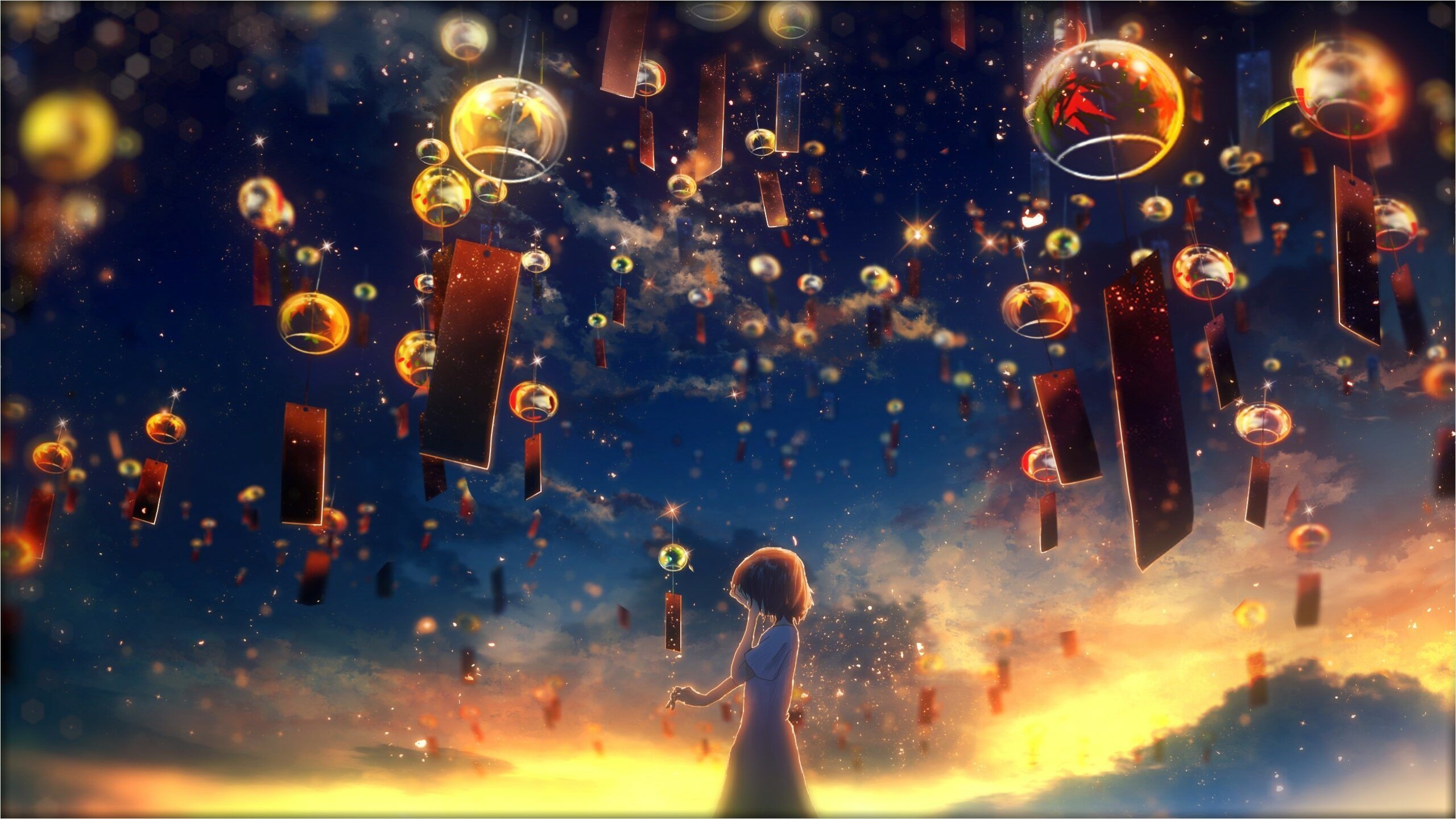 2560x1450 4k Animated Wallpaper Dream. HD anime wallpaper, Sky anime, Anime scenery wallpaper, Desktop