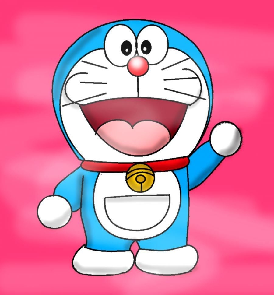 900x970 Wallpaper Doraemon Love Pink, Phone