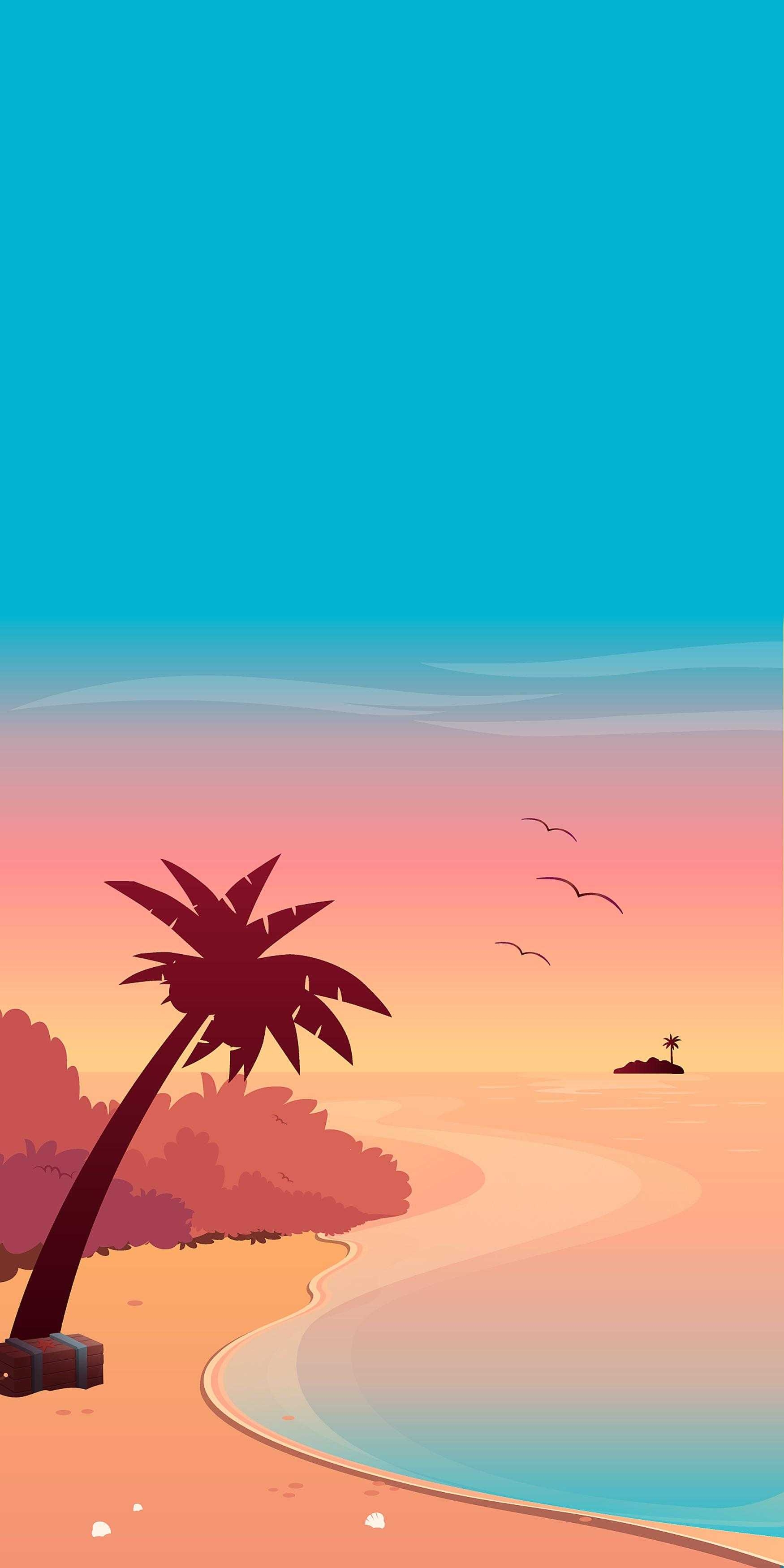 1750x3500 Summer Vibes Wallpaper, Phone