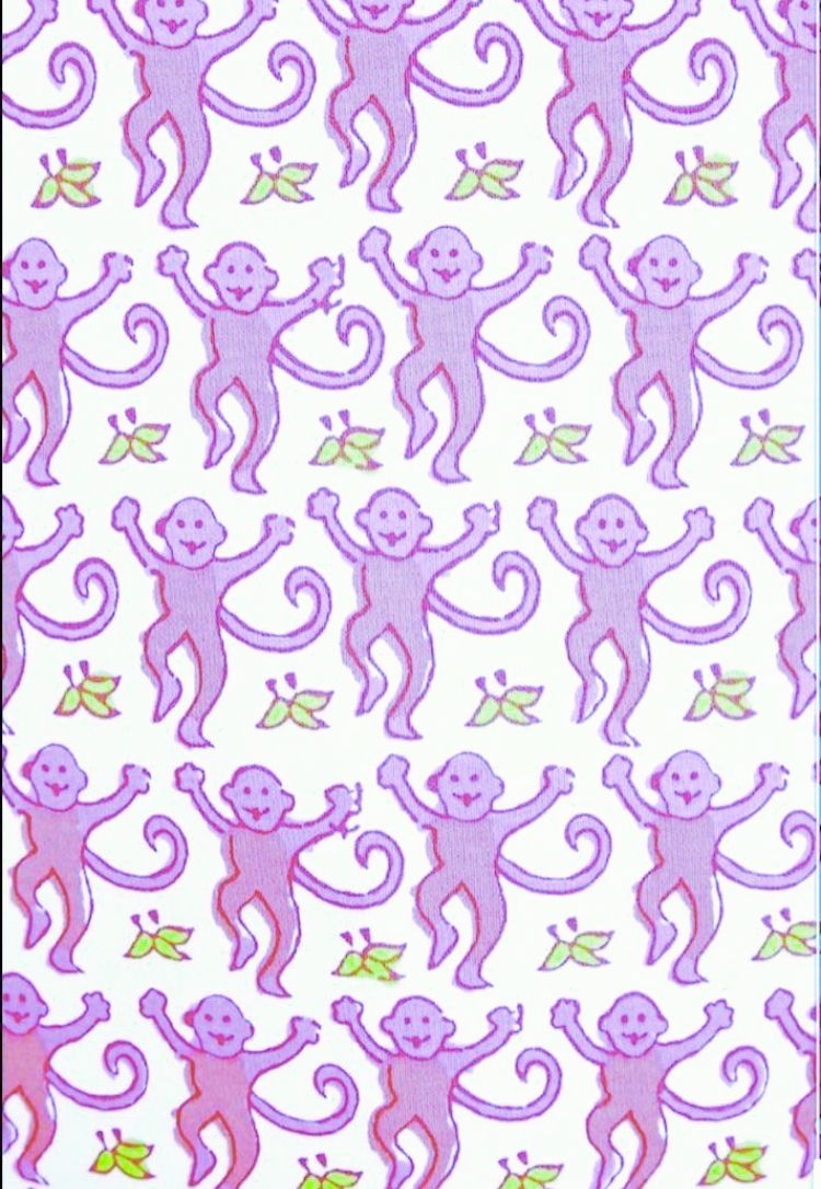 750x1090 Pink Monkeys Phone Wallpaper, Phone