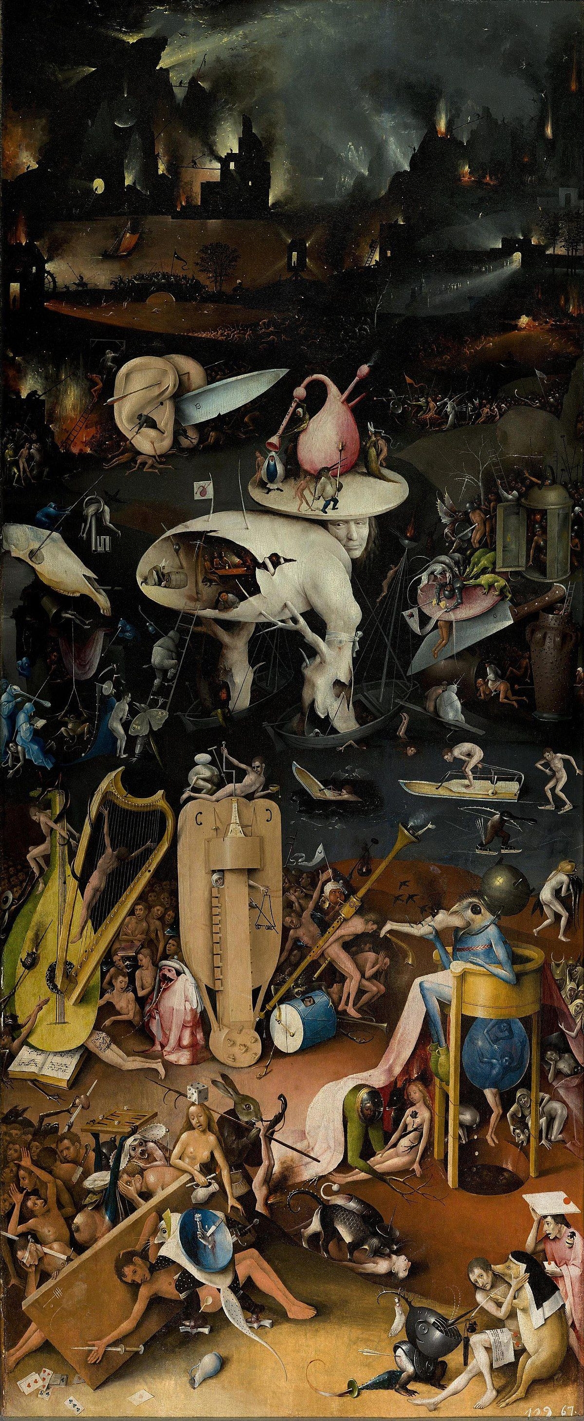 1200x2920 Hieronymus Bosch Garden of Earthly Delights, Phone