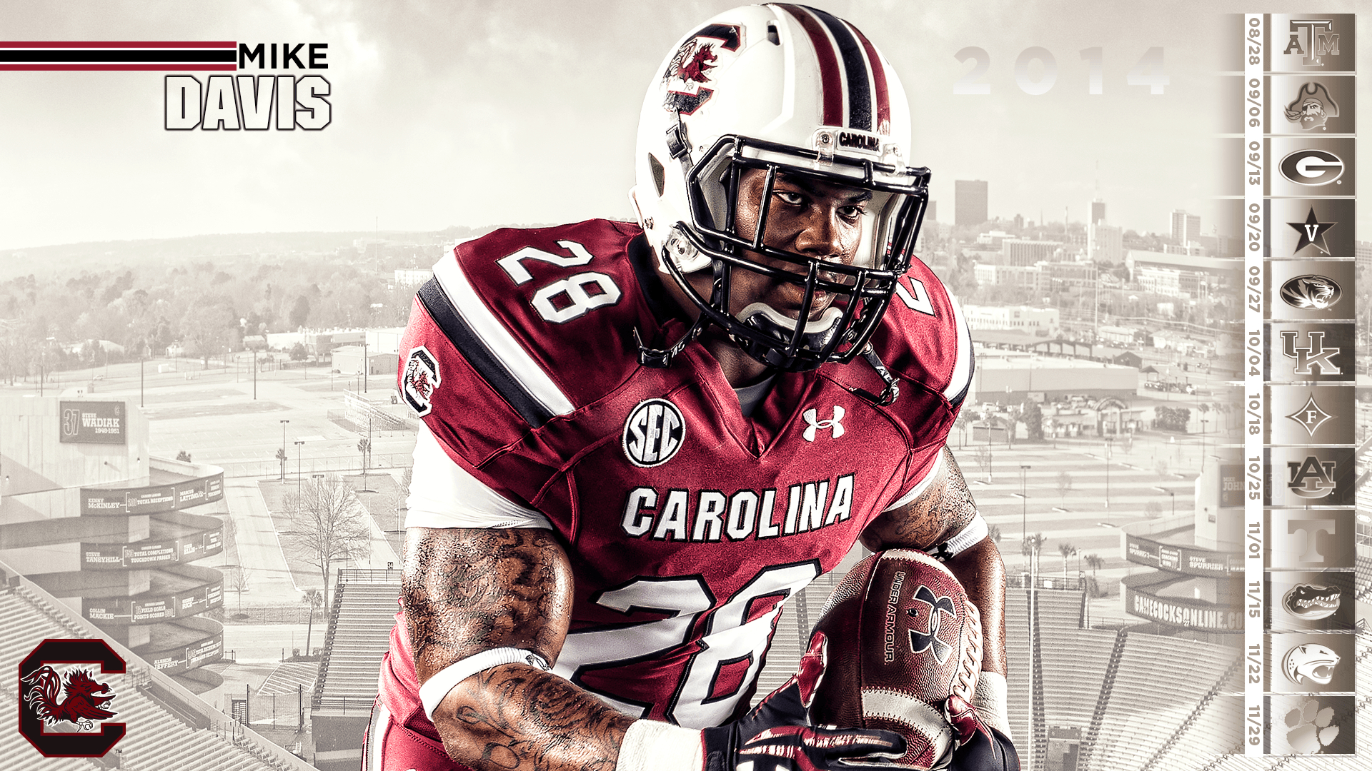 1920x1080 University of South Carolina Athletics, Desktop