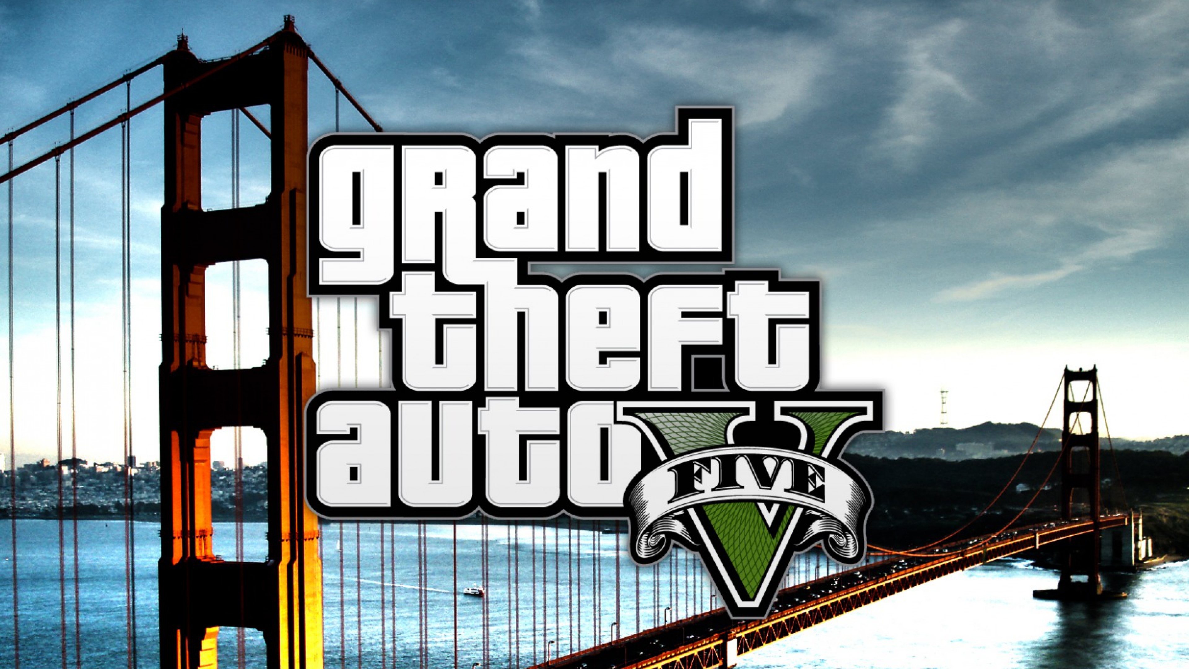 3840x2160 Gta 5 Logo 2048x1152 Resolution HD 4k Wallpaper, Image, Desktop