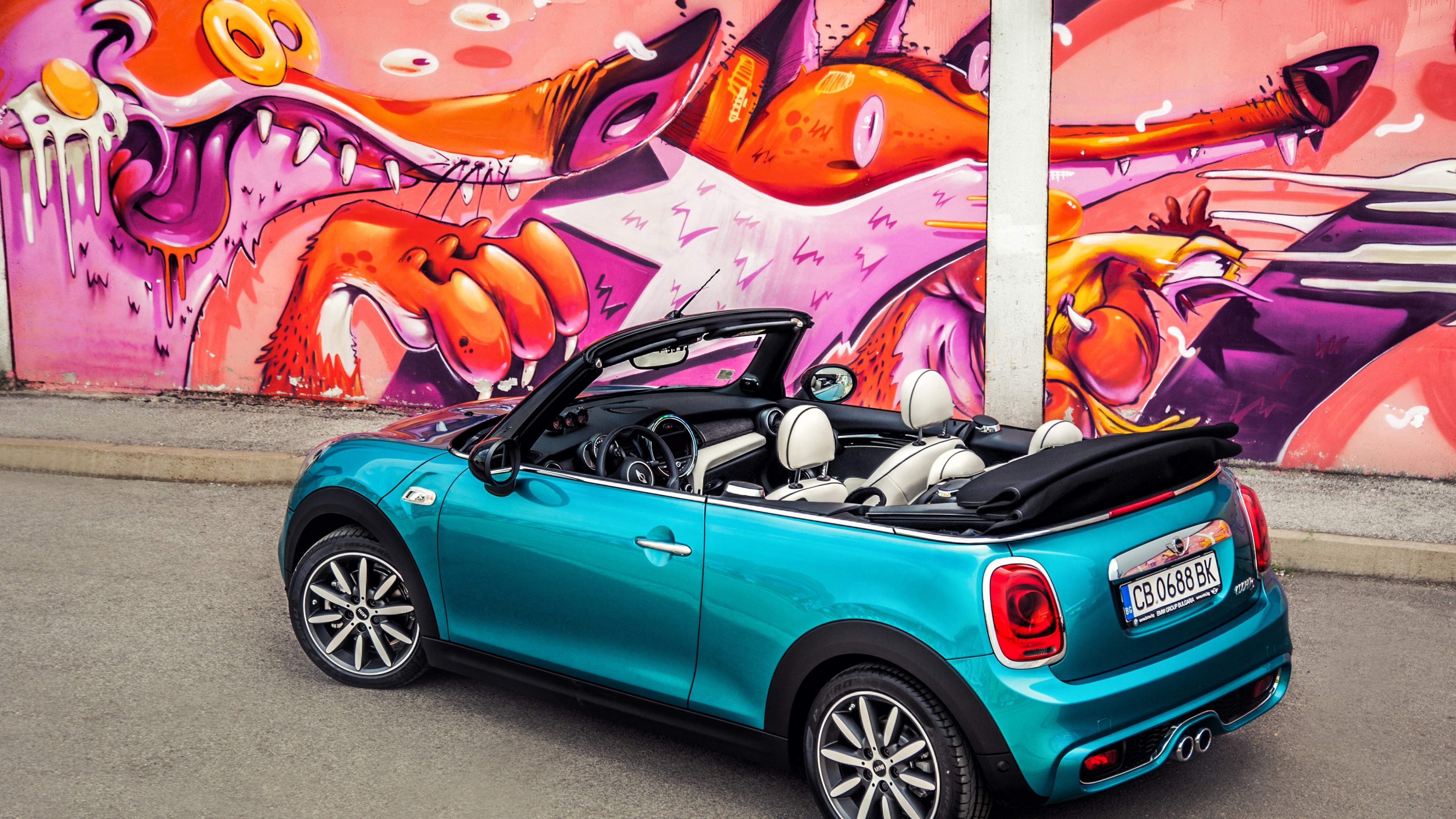 3840x2160 Wallpaper Mini cooper s cabrio, mini, blue, Cars & Bikes, Desktop