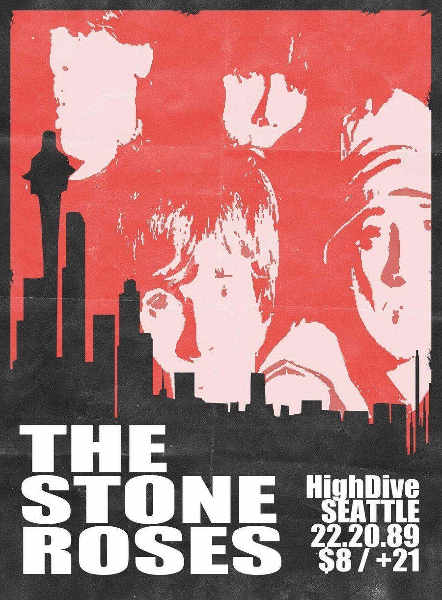 900x1230 The Stone Roses. #gigposters #musicart #music, Phone