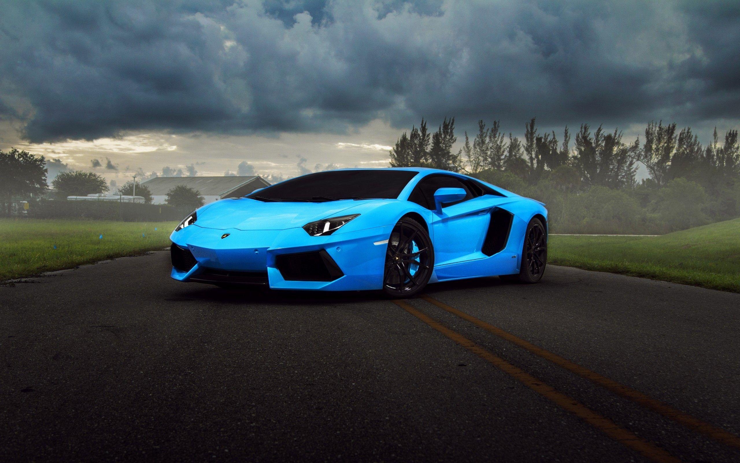 2560x1600 Blue Lamborghini Wallpaper Free. Vehicles Wallpaper, Desktop